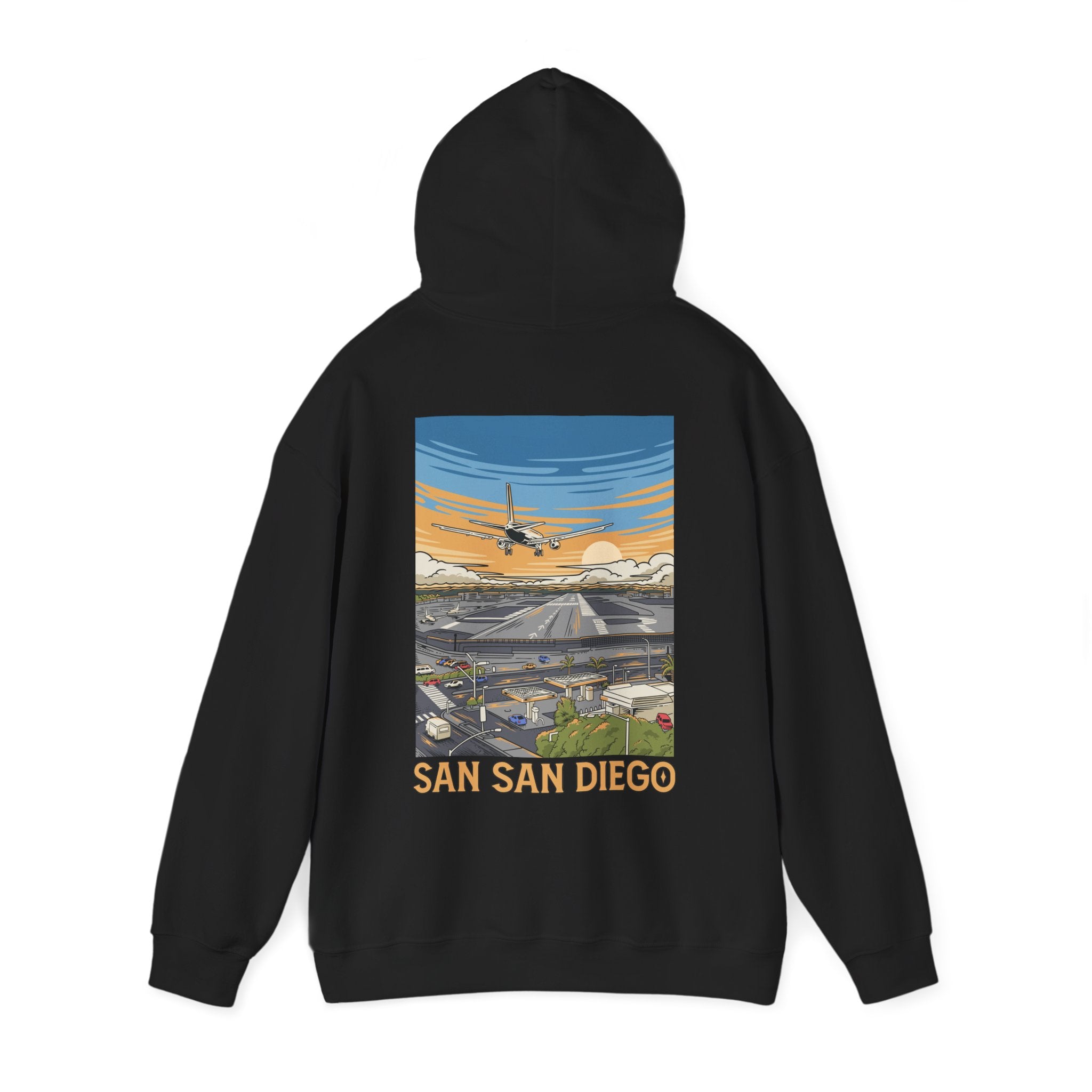 SAN San Diego Intl. Airport Hooded Sweatshirt (Hoodie)