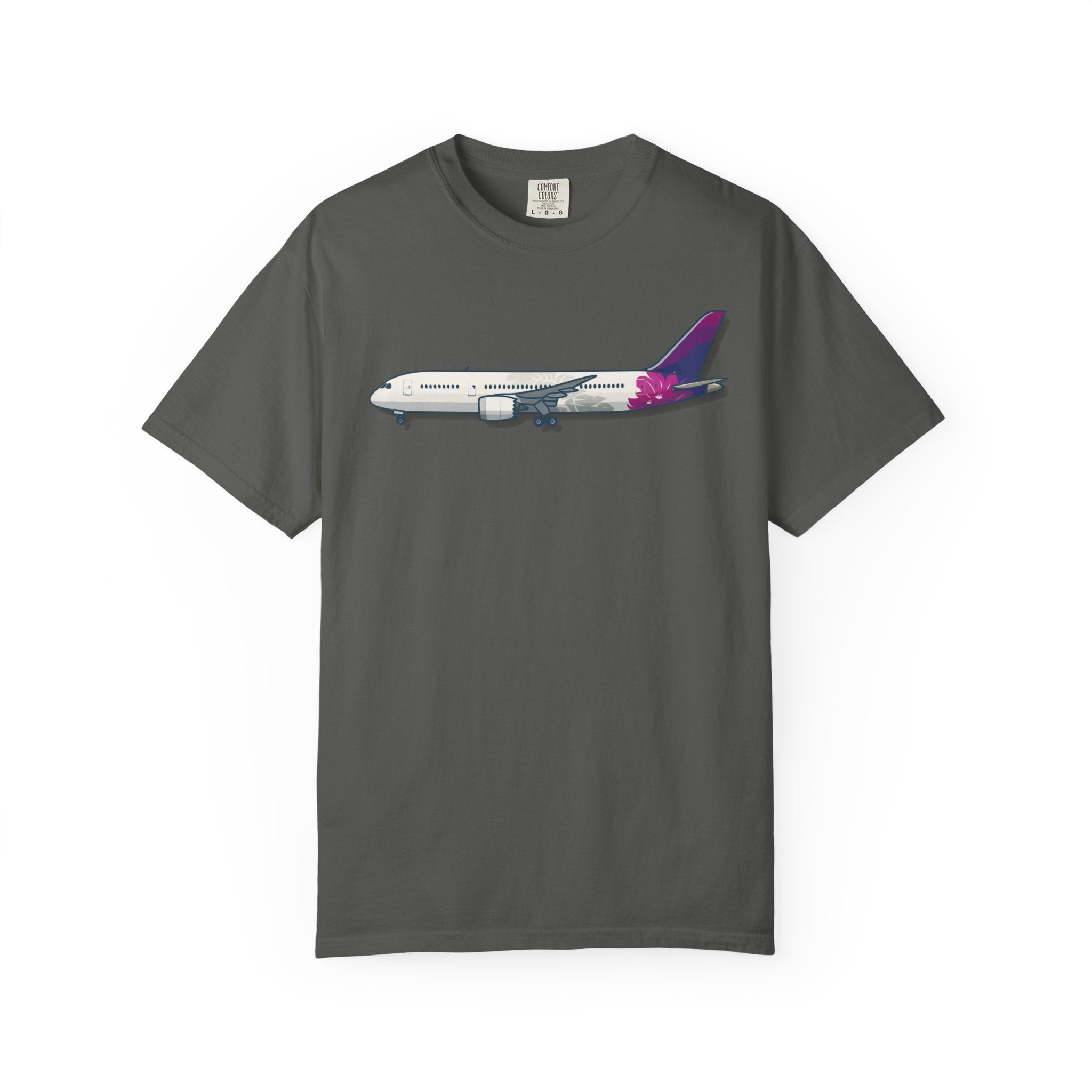 "Sparky" - The Flower B787 Airplane T-Shirt Hawaiian