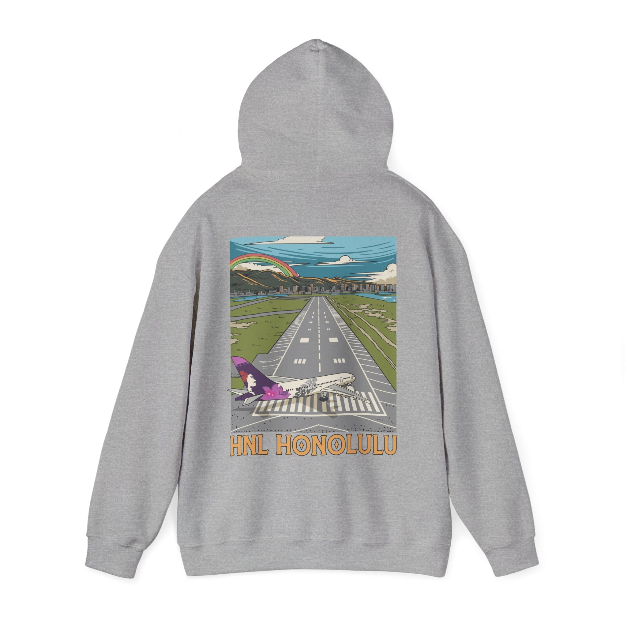 HNL Honolulu Airport (HAL 787) Hooded Sweatshirt (Hoodie)