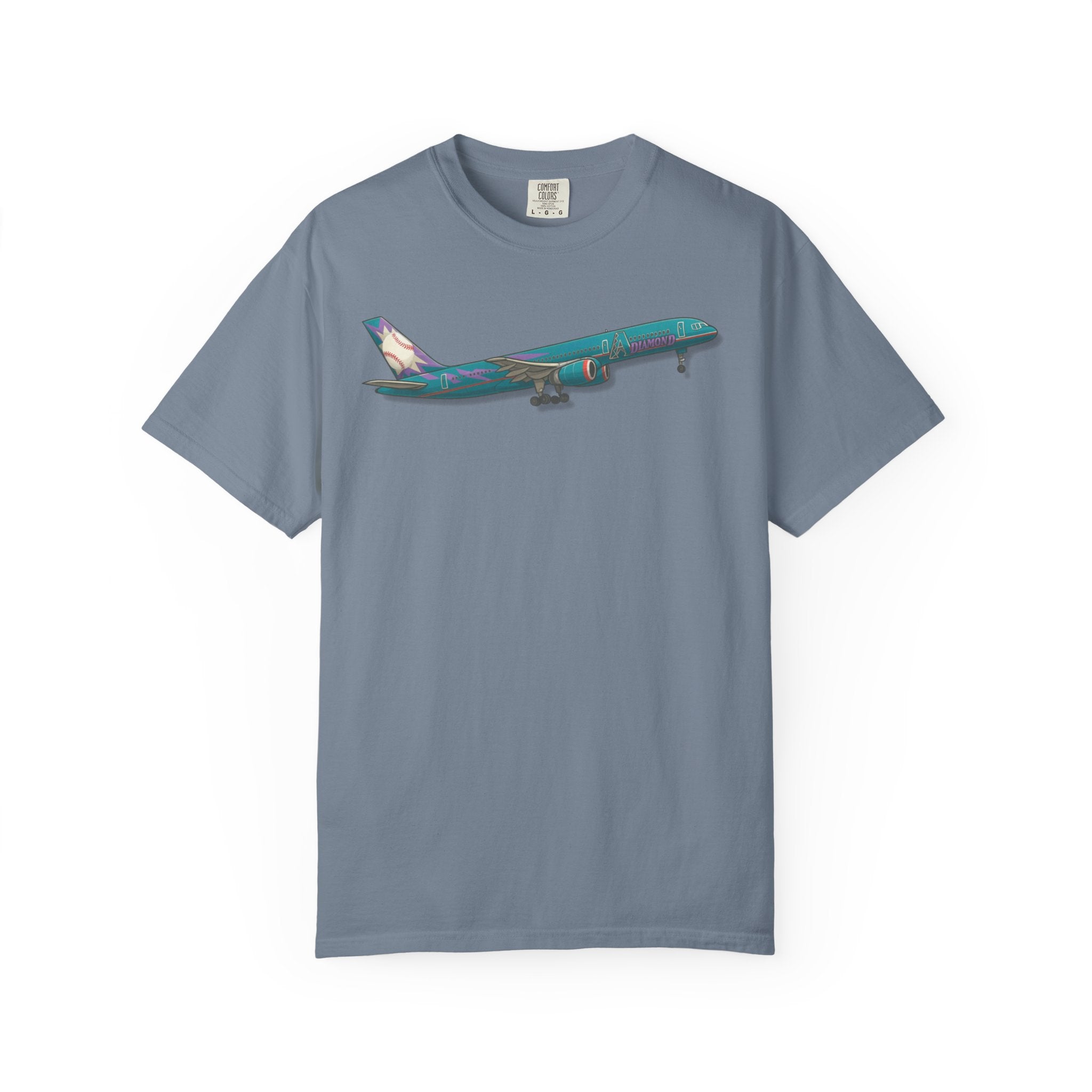 The Hometown Baseball Cactus 757 Airplane T-Shirt