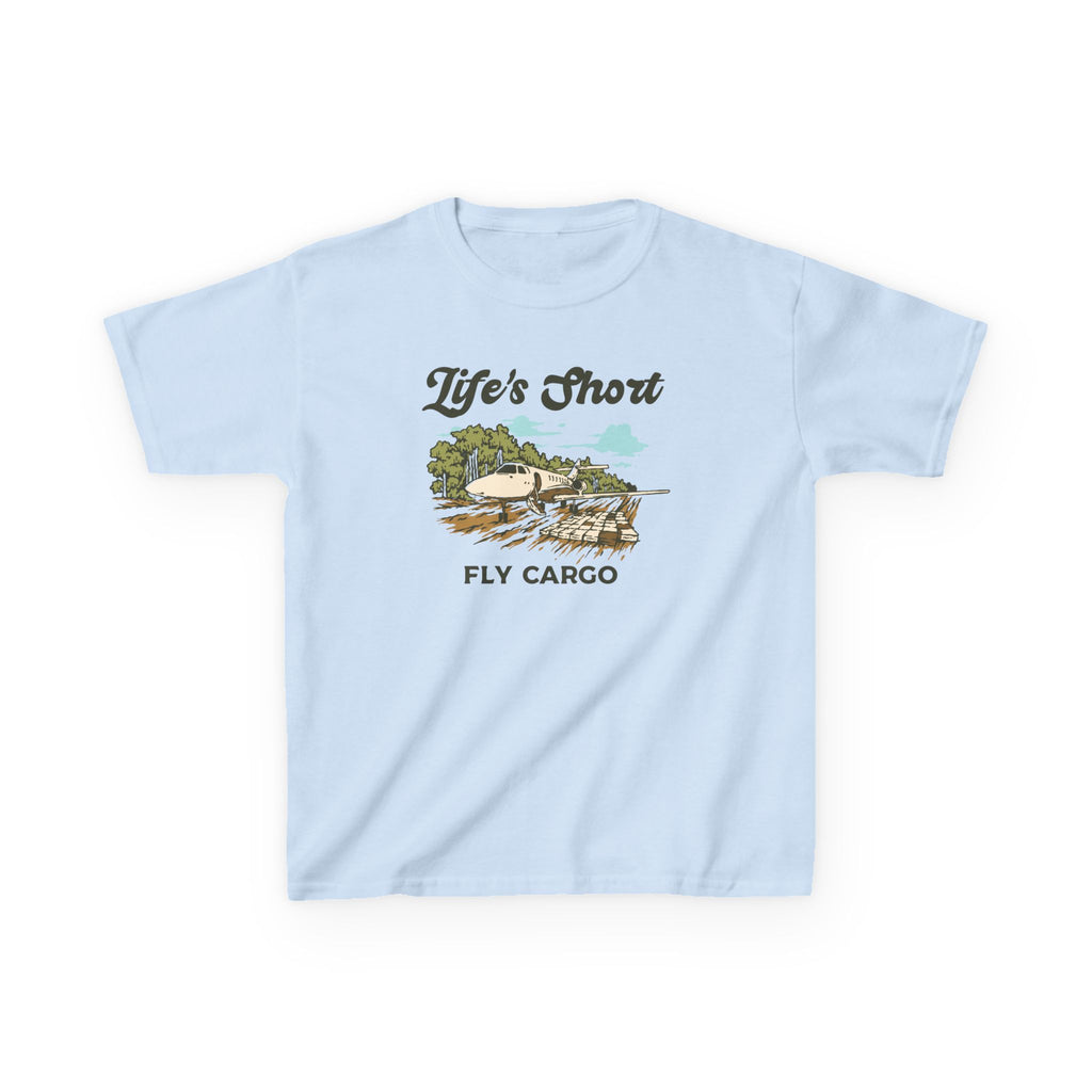Kids Airplane T-Shirt - Fly Cargo
