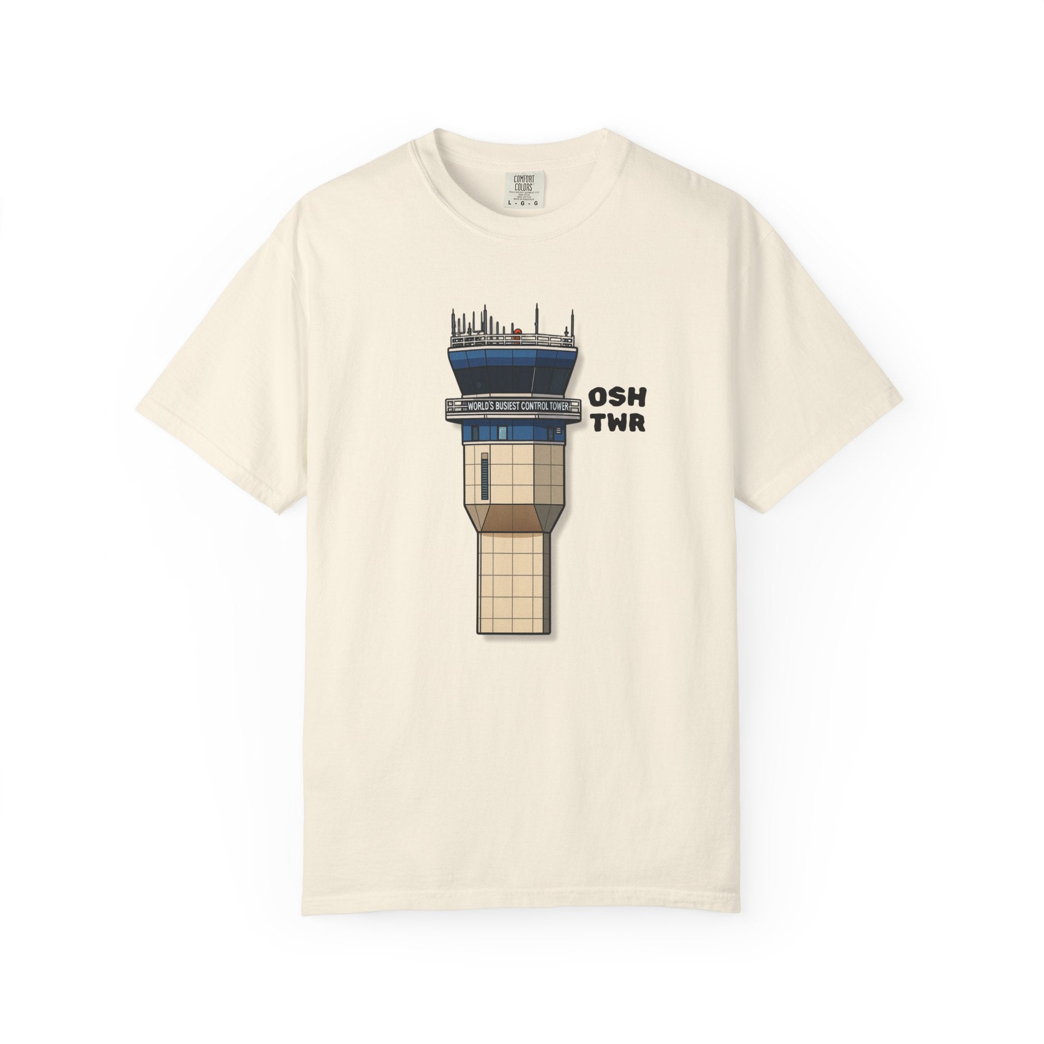 OSH - Oshkosh ATC Tower T-Shirt (World's Busiest Control Tower)