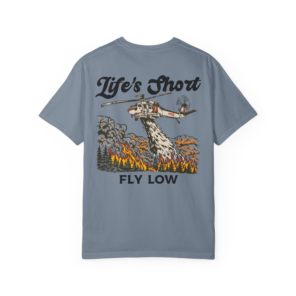 Life's Short - Fly Low (S-70i Firehawk Edition) T-Shirt