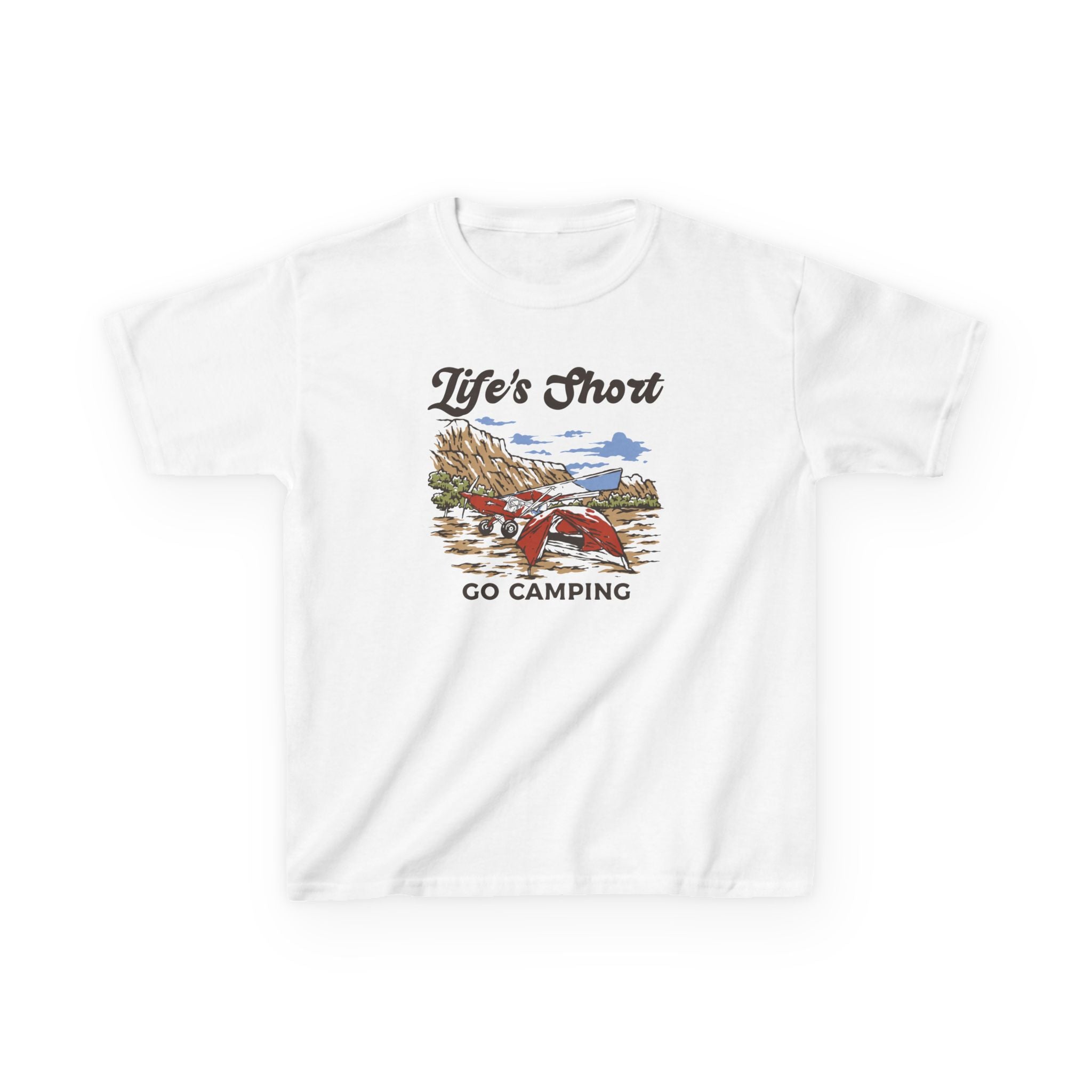 Kids Airplane T-Shirt - Go Camping