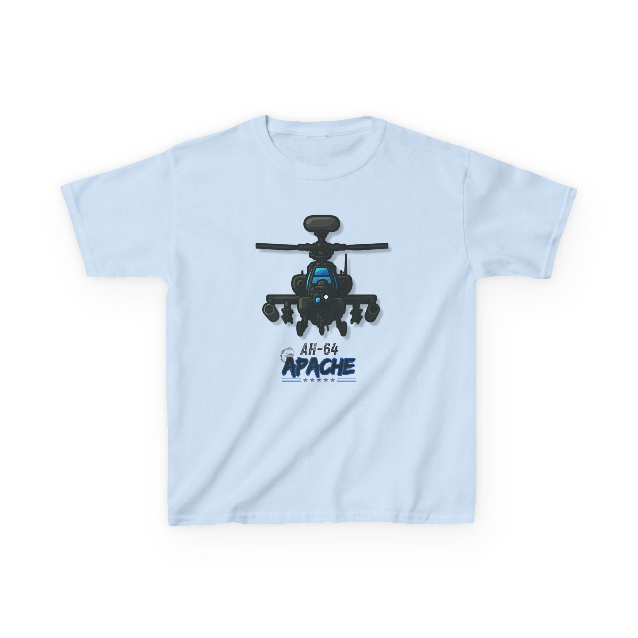 Kids Airplane T-Shirt - AH-64 Apache Longbow