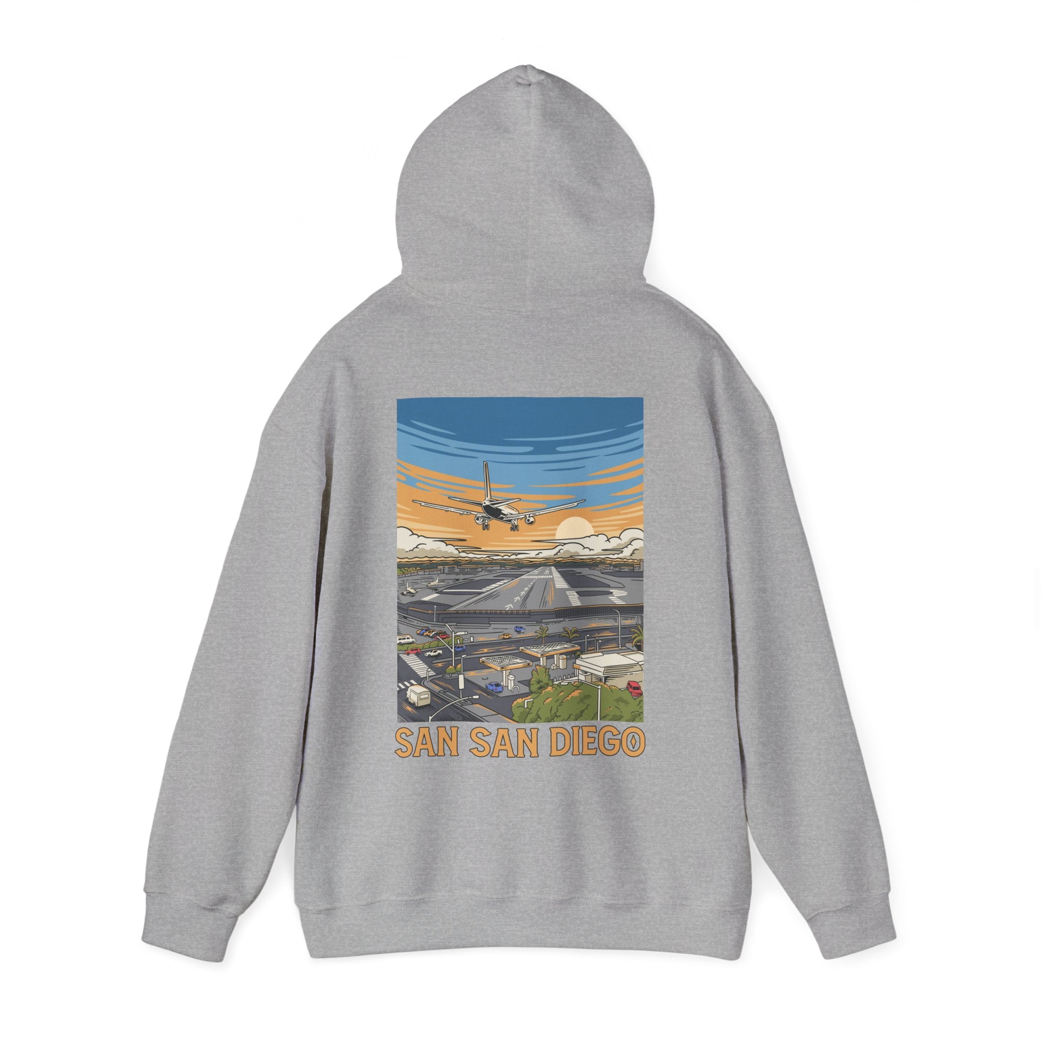 SAN San Diego Intl. Airport Hooded Sweatshirt (Hoodie)