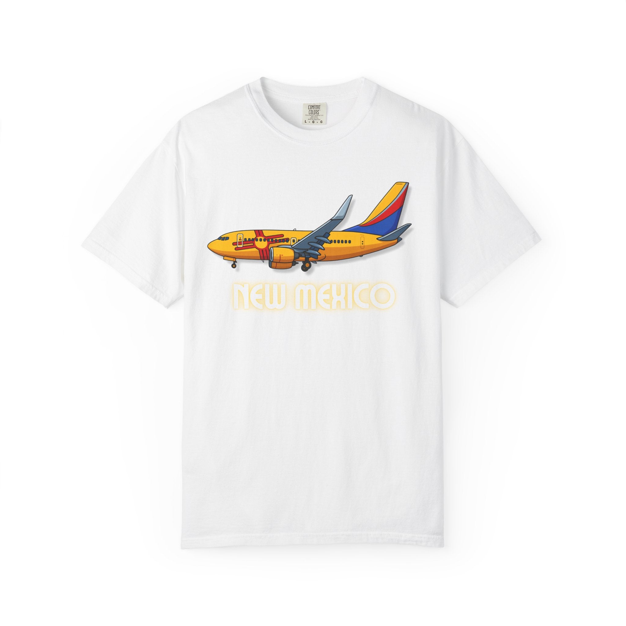 The NEW MEXICO | State Flag | 737 Plane T-Shirt