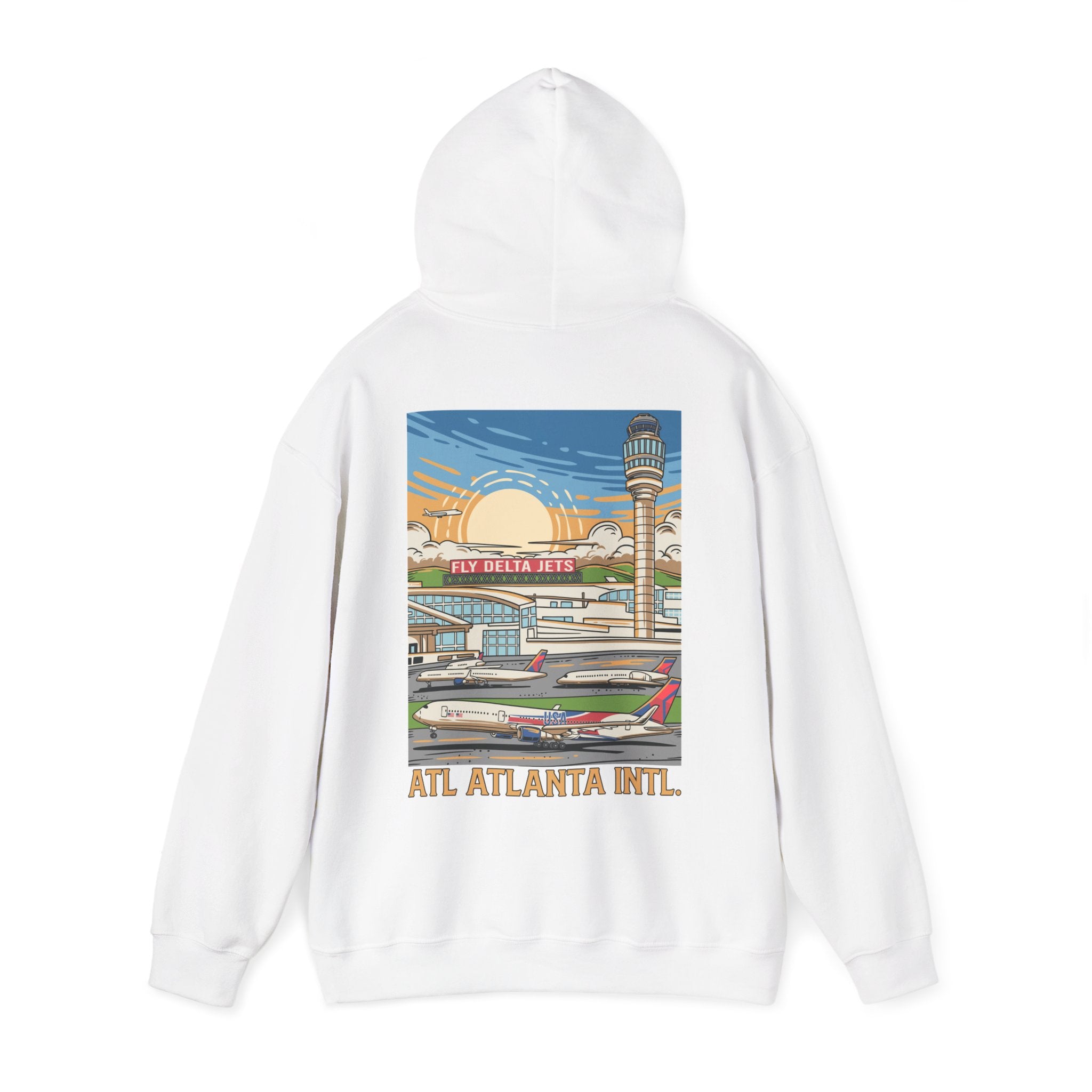 ATL Atlanta Intl. Airport Hooded Sweatshirt (Hoodie)