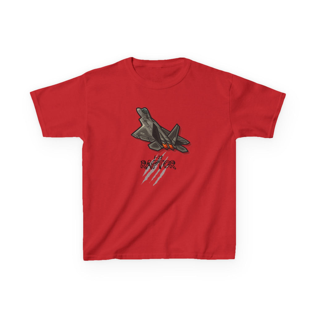 Kids Airplane T-Shirt - F-22 Raptor