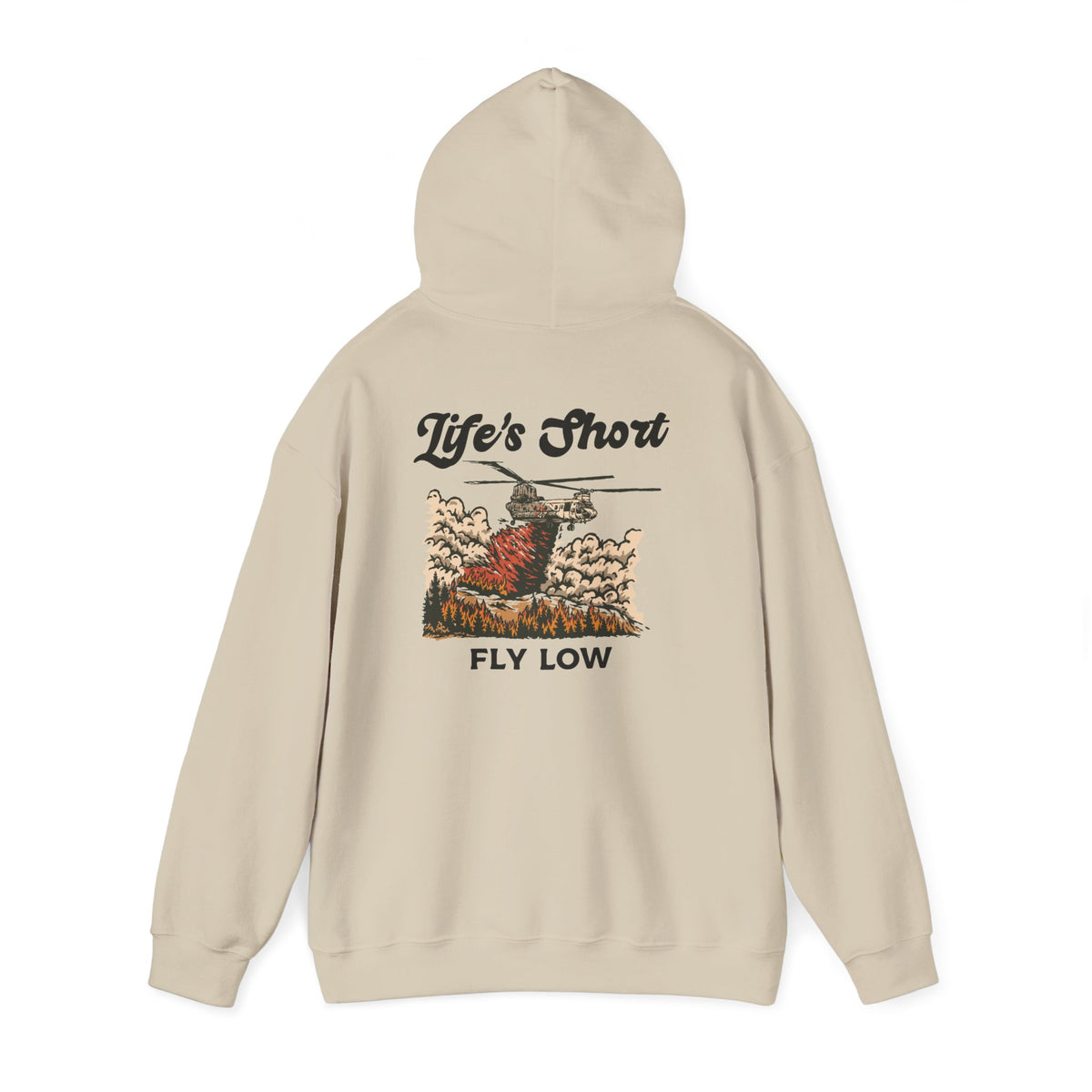 Life's Short - Fly Low (CH-47 Chinook Edition) Hoodie