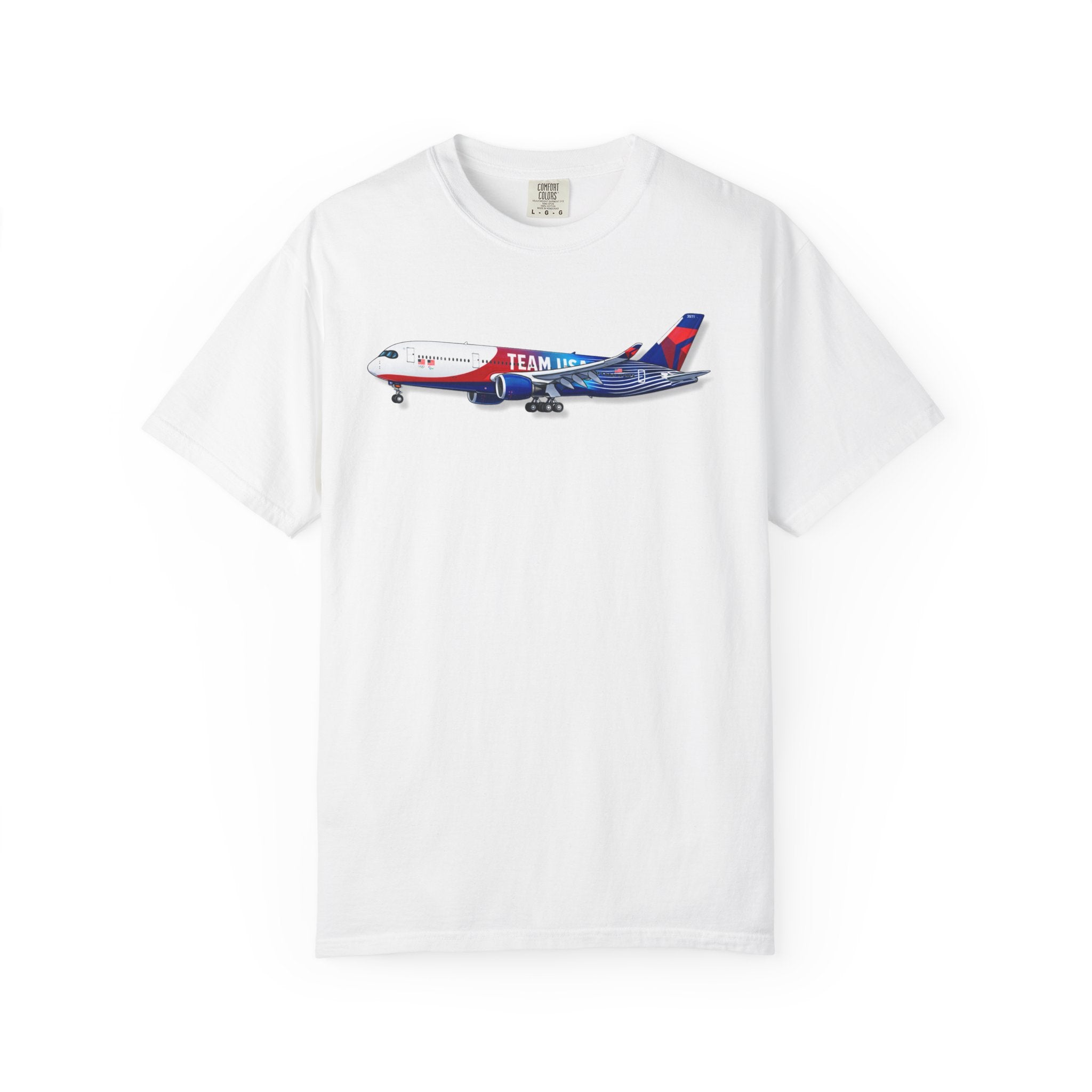 Red, White and Blue A350 2026 T-Shirt