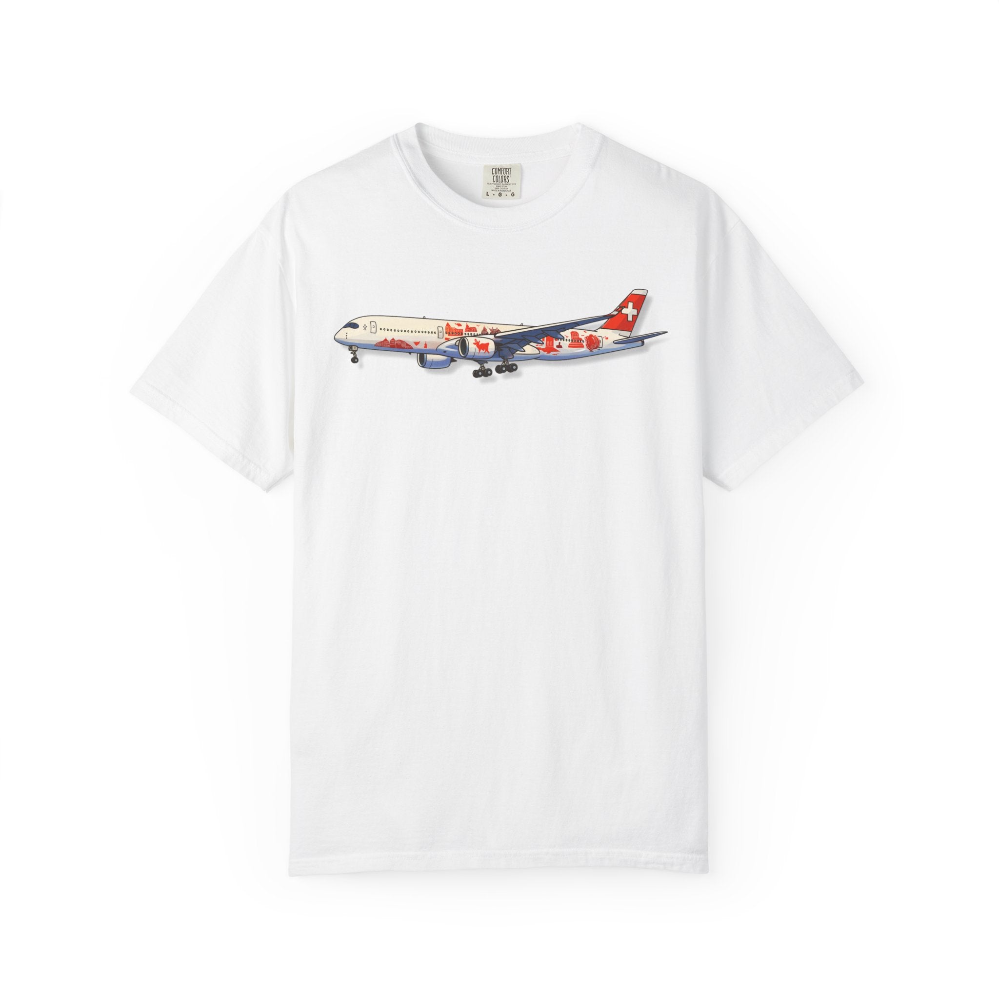 The Fresh, White and Red A350 T-Shirt
