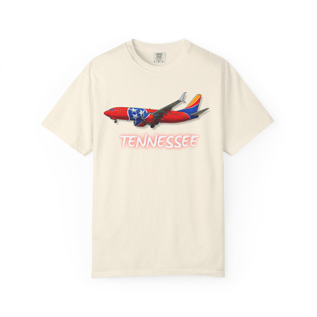 The TENNESSEE | State Flag | 737 Plane T-Shirt