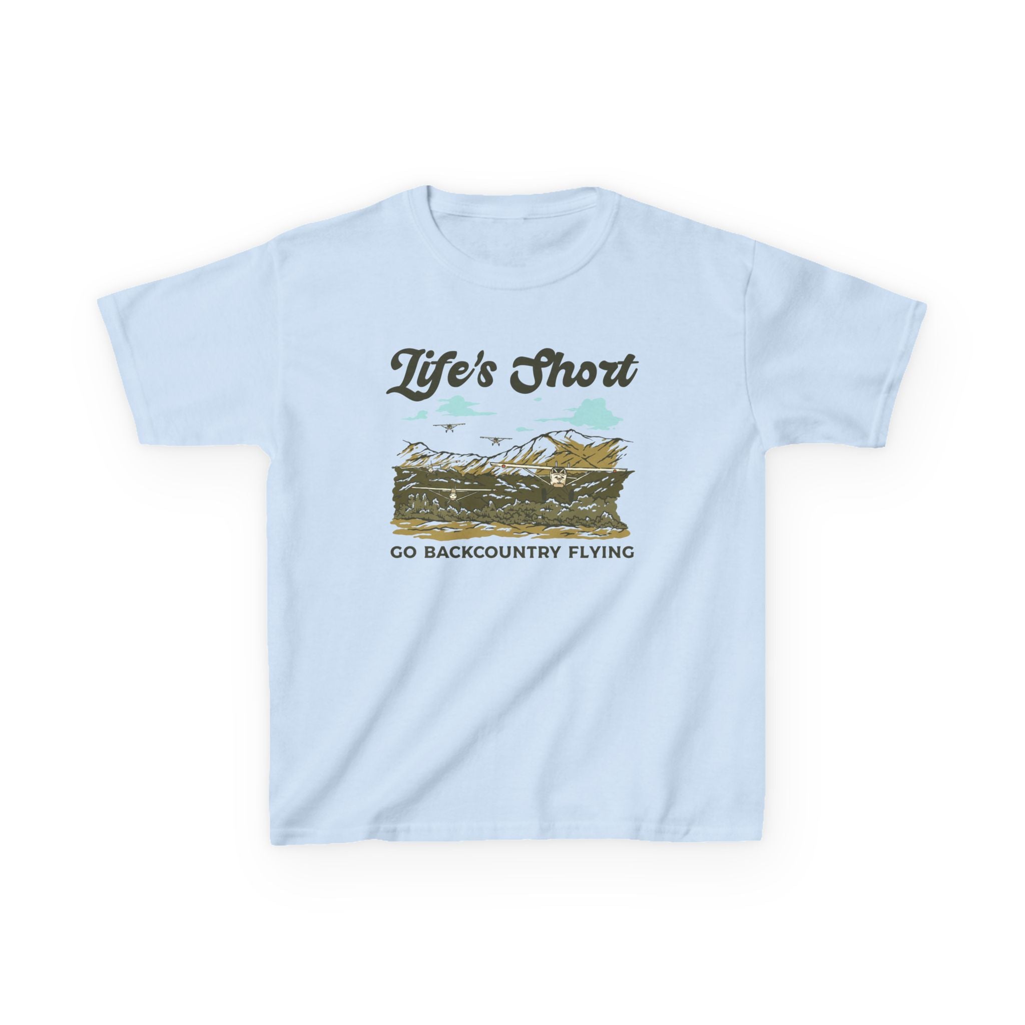 Kids Airplane T-Shirt - Go Backcountry Flying