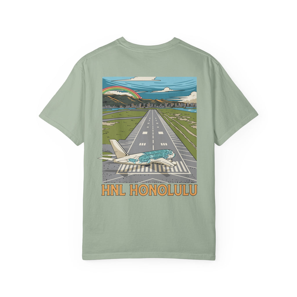 HNL - Honolulu Intl. Airport T-Shirt ("Honu" A380)