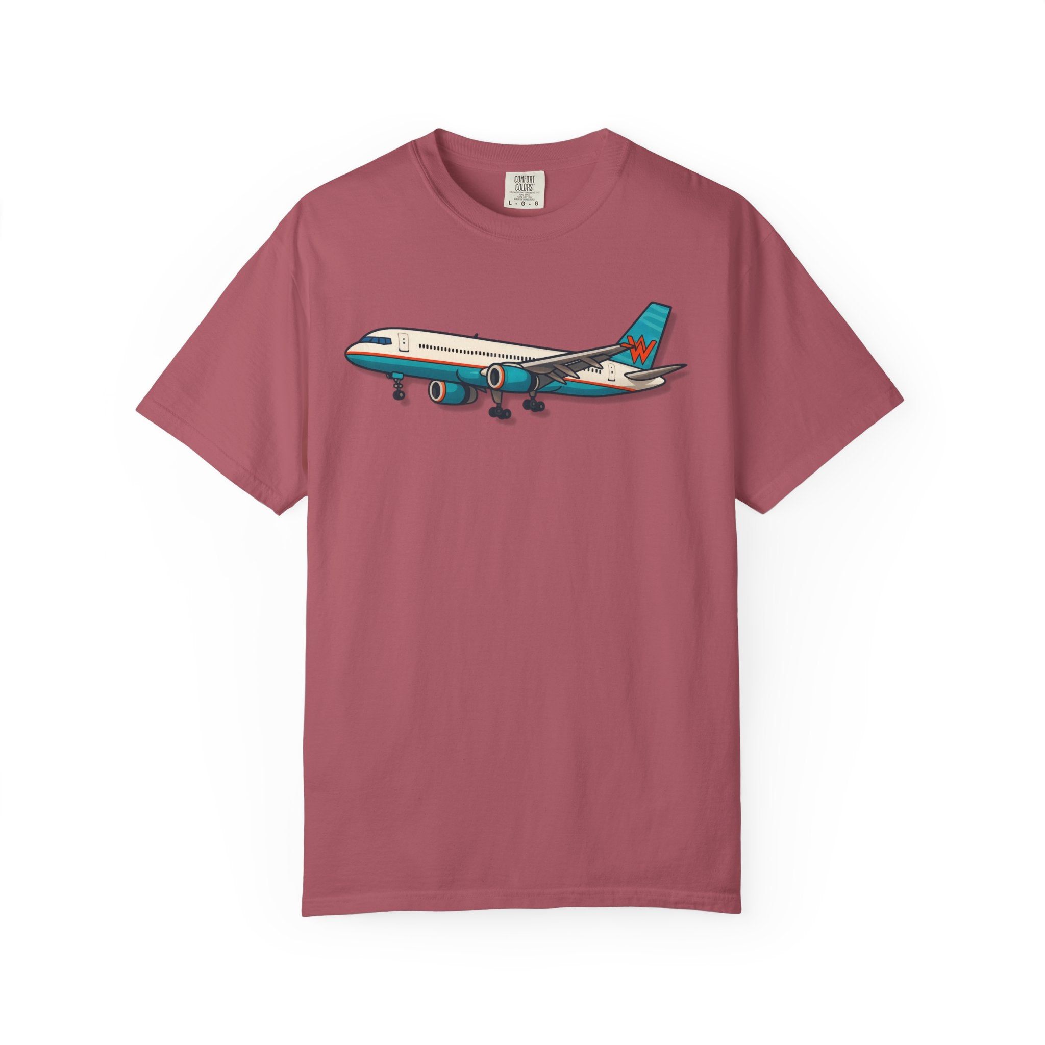 The Turquoise Cactus 757 Airplane T-Shirt