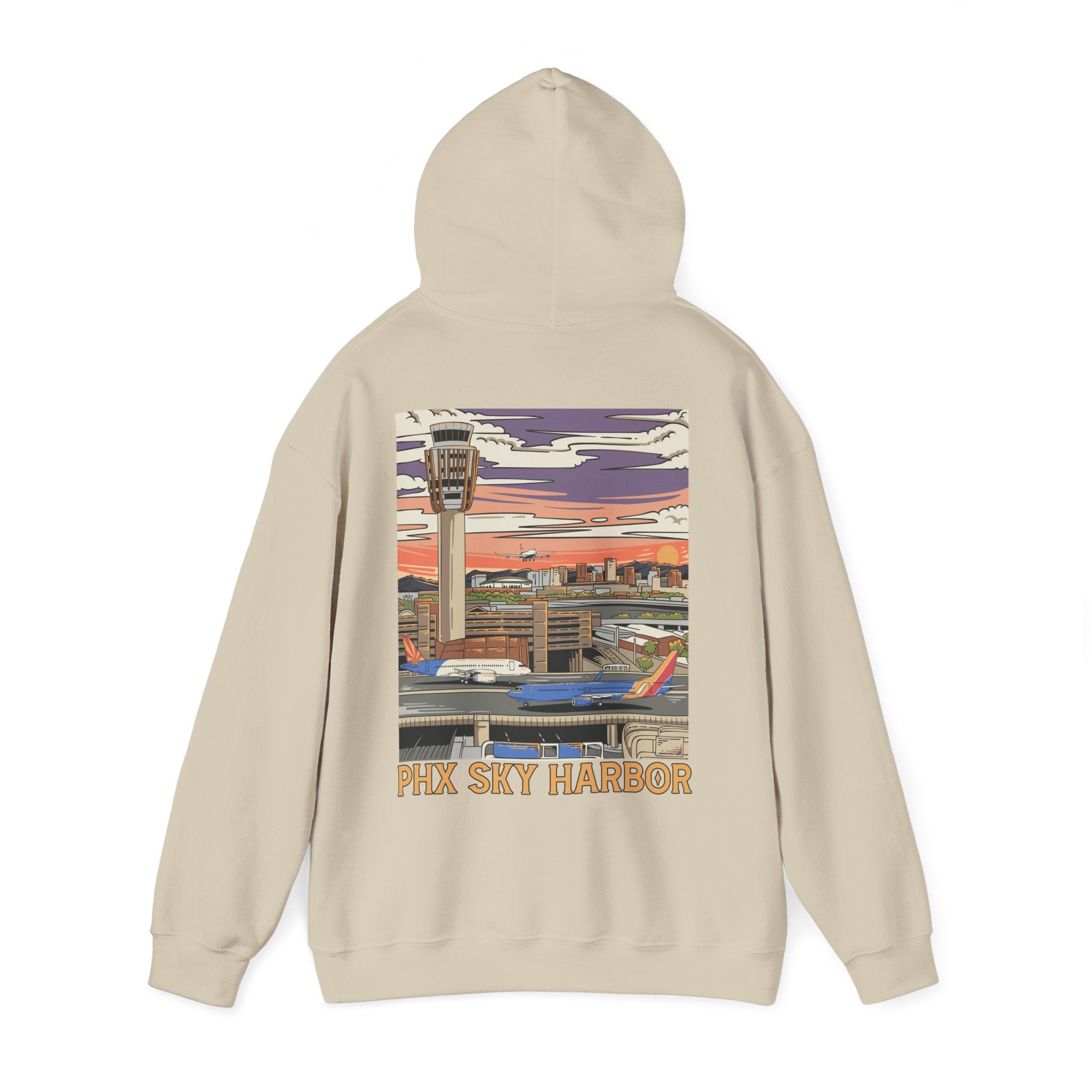 PHX Sky Harbor Airport Hooded Sweatshirt (Hoodie)