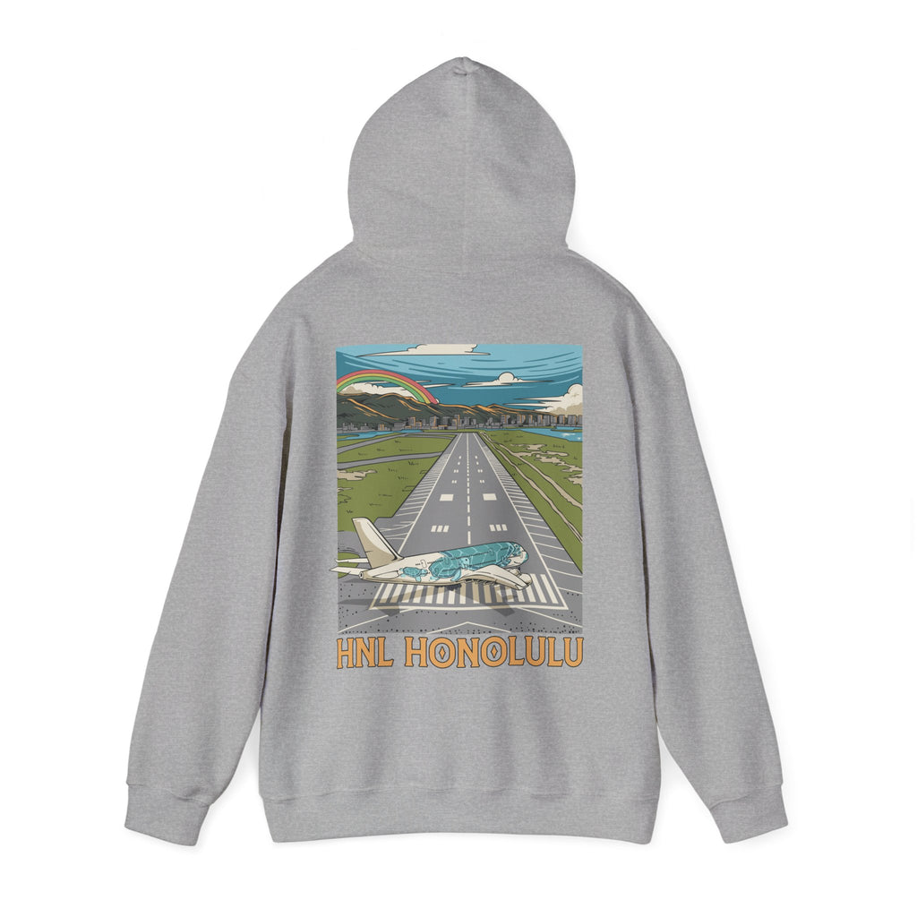 HNL Honolulu Airport (A380 Honu) Hooded Sweatshirt (Hoodie)