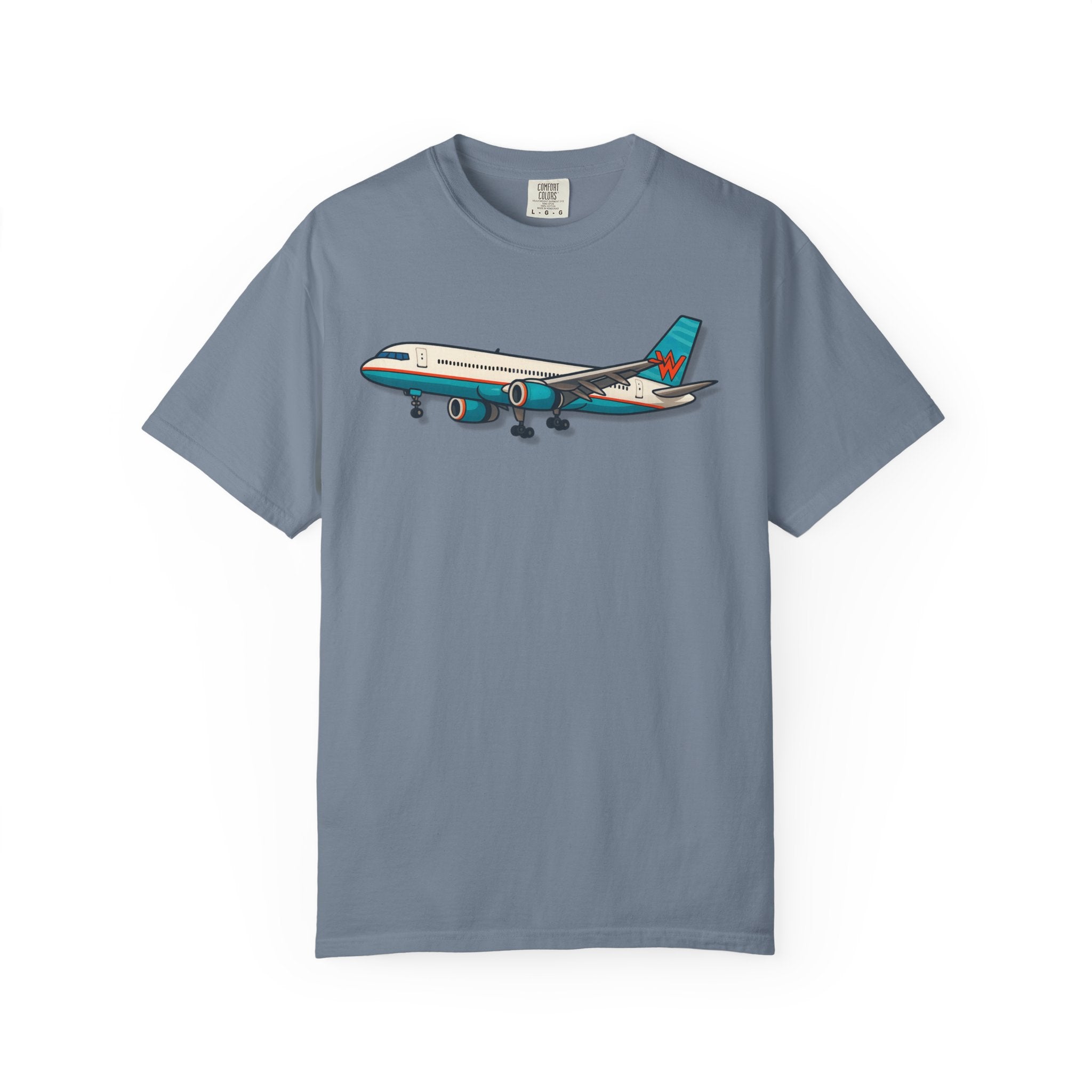 The Turquoise Cactus 757 Airplane T-Shirt