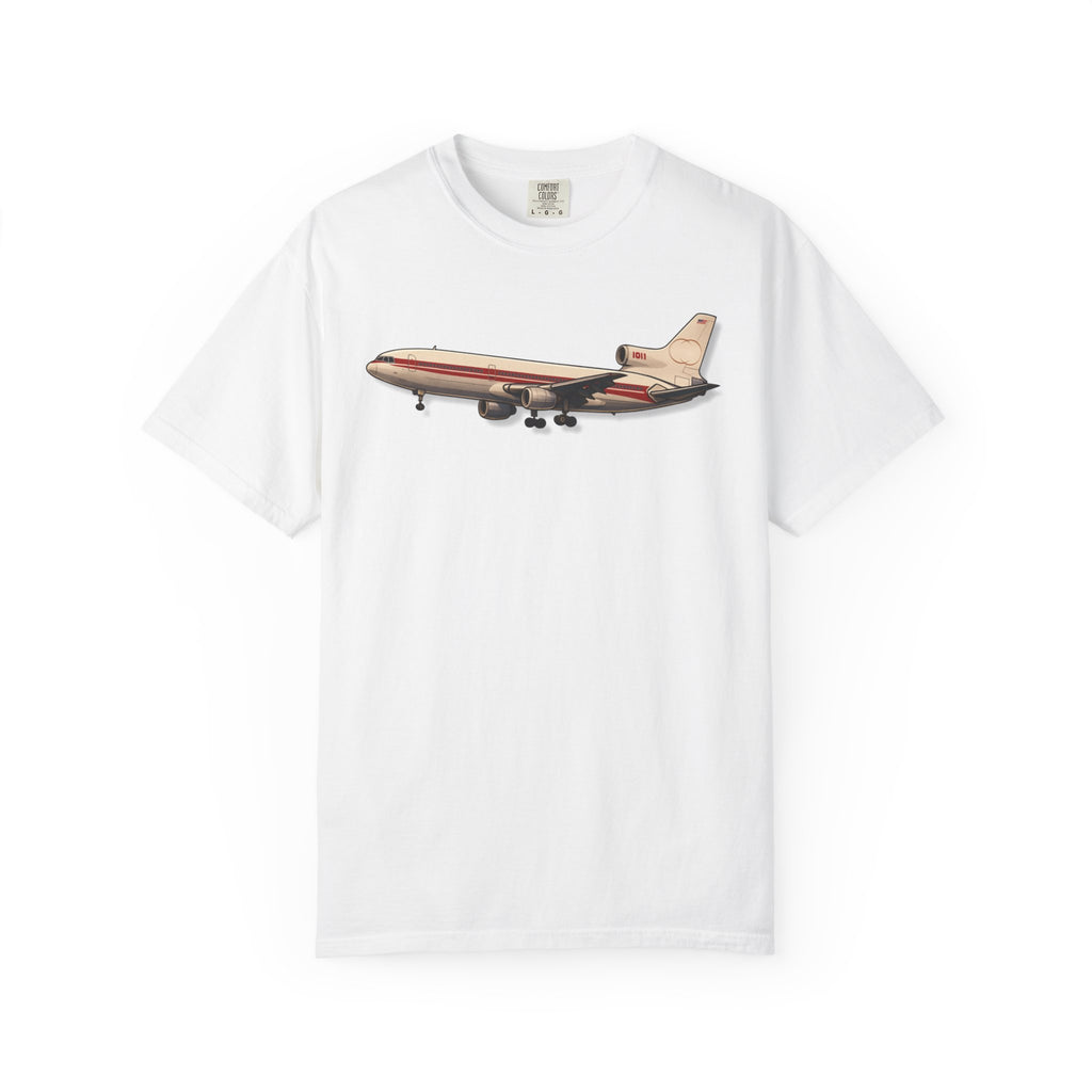 L-1011 TriStar Legendary White & Red Airplane T-Shirt