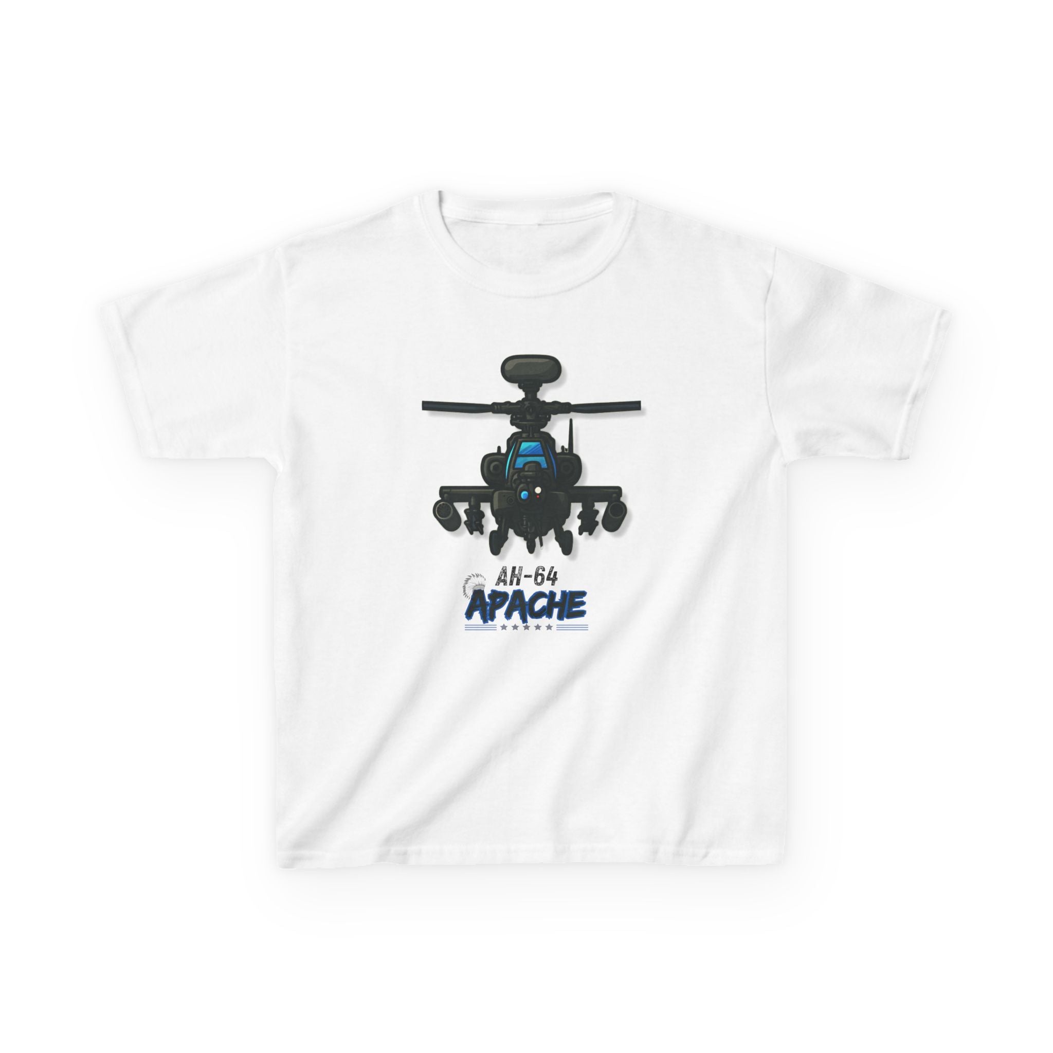Kids Airplane T-Shirt - AH-64 Apache Longbow