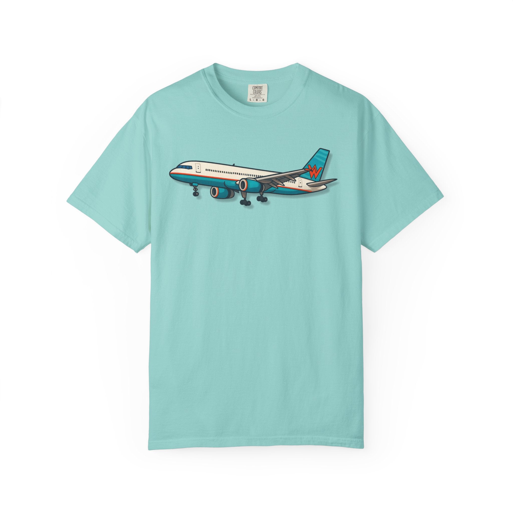 The Turquoise Cactus 757 Airplane T-Shirt
