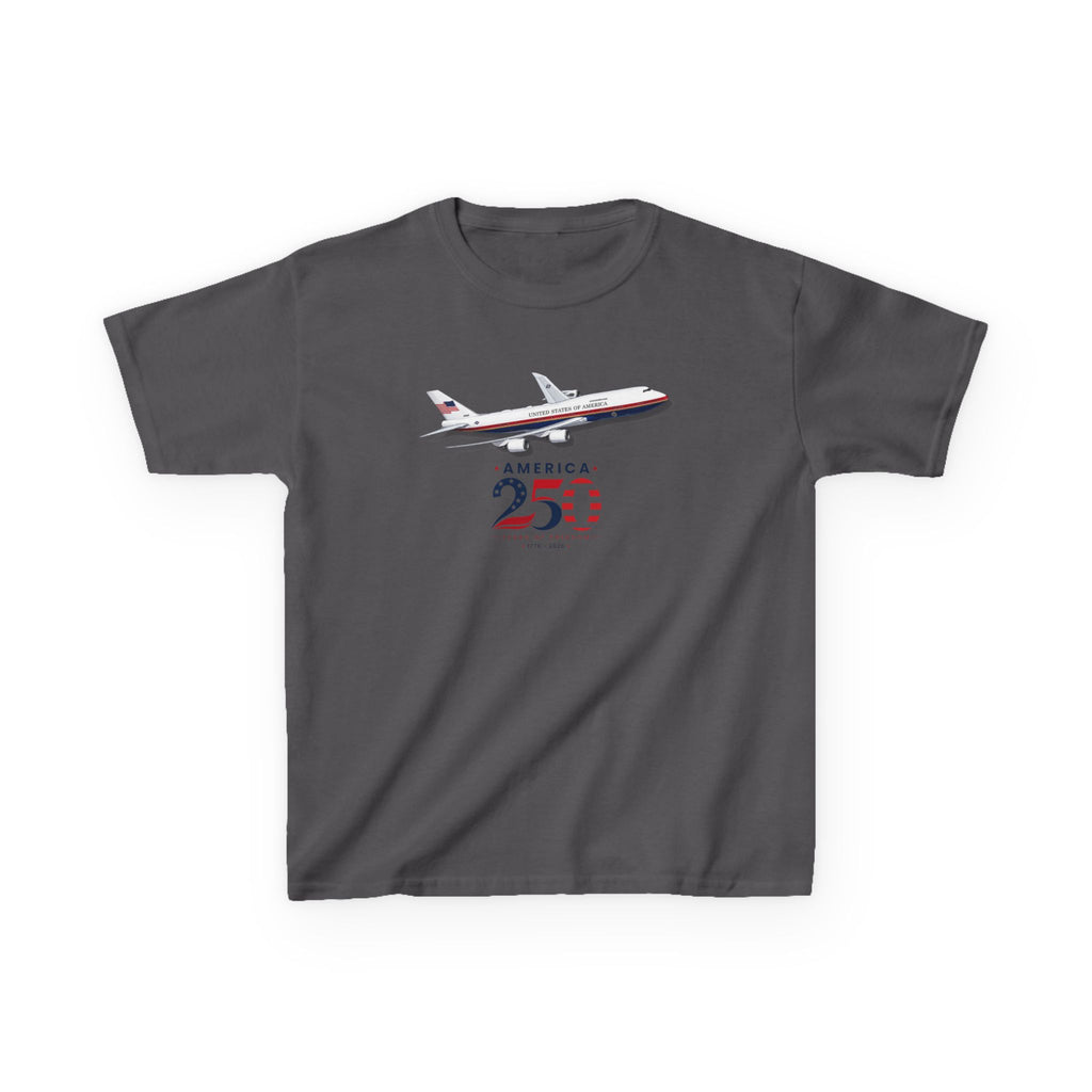 Kids Airplane T-Shirt - AF1 America 250