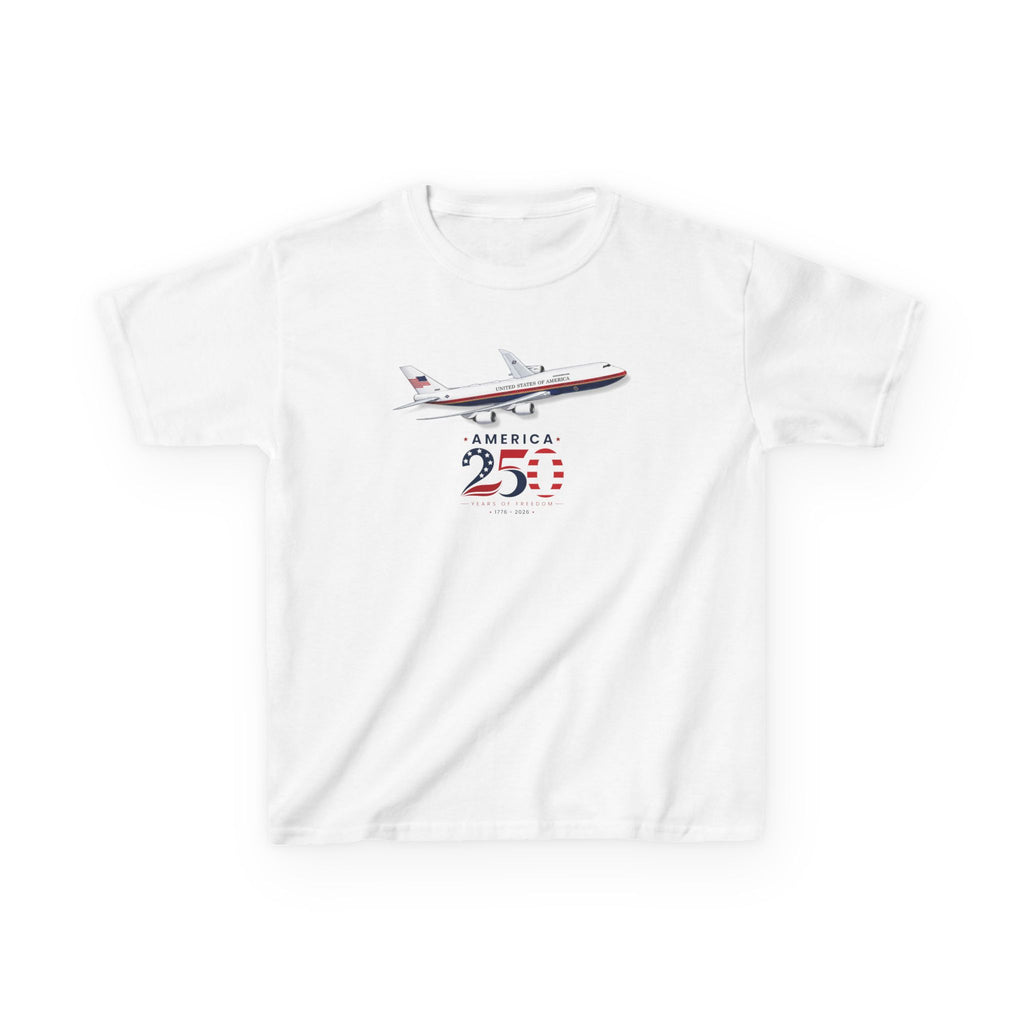 Kids Airplane T-Shirt - AF1 America 250
