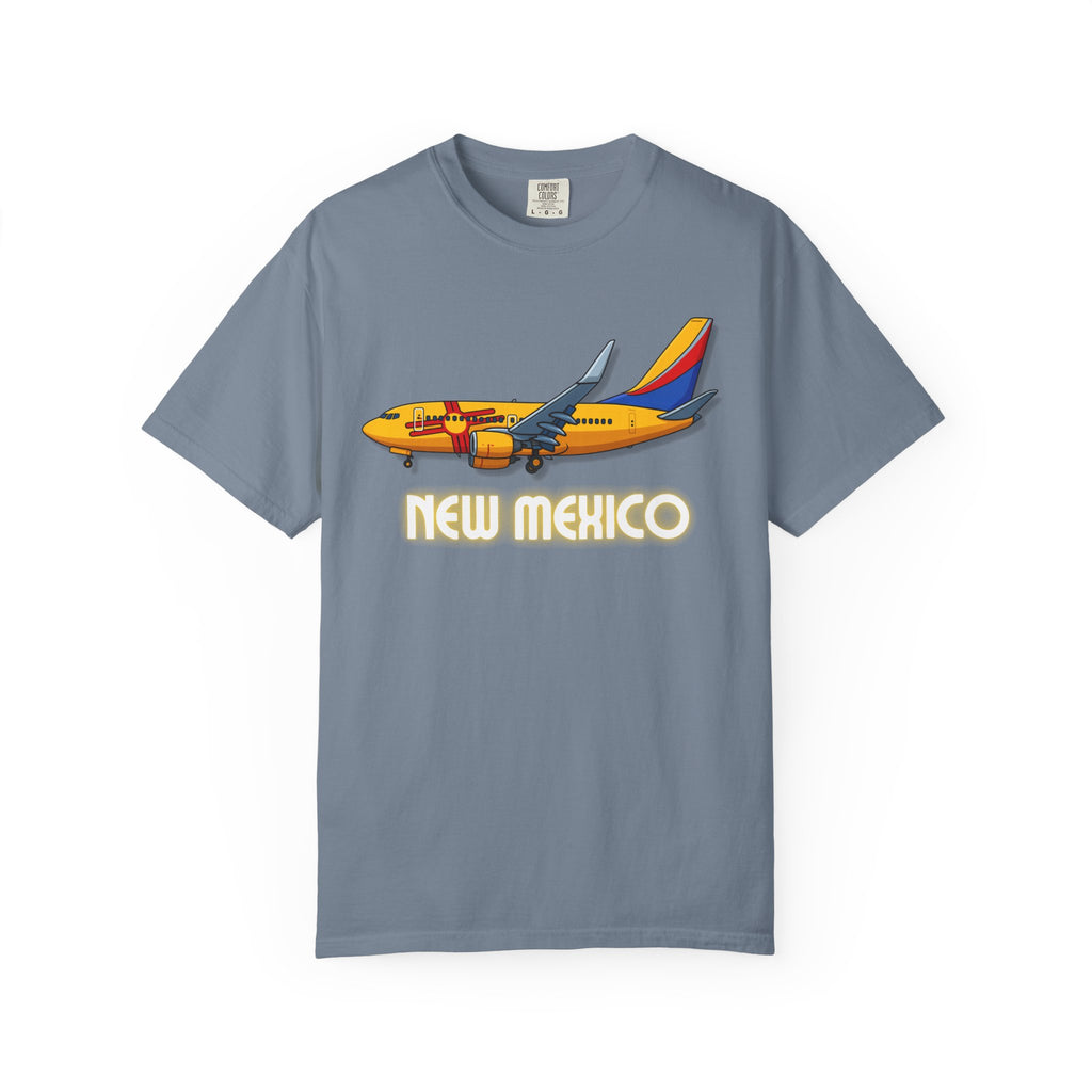 The NEW MEXICO | State Flag | 737 Plane T-Shirt