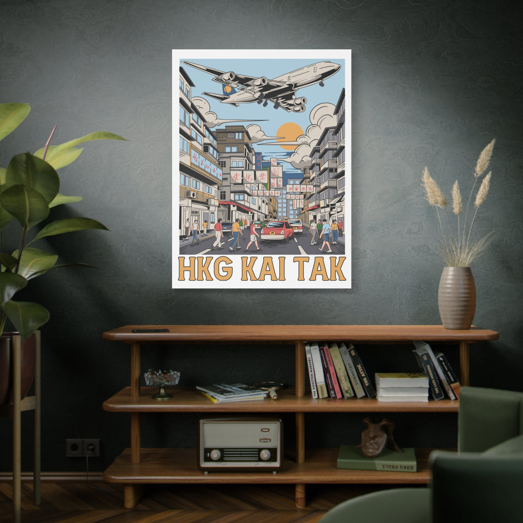 1.25" Stretched Matte Canvas - HKG