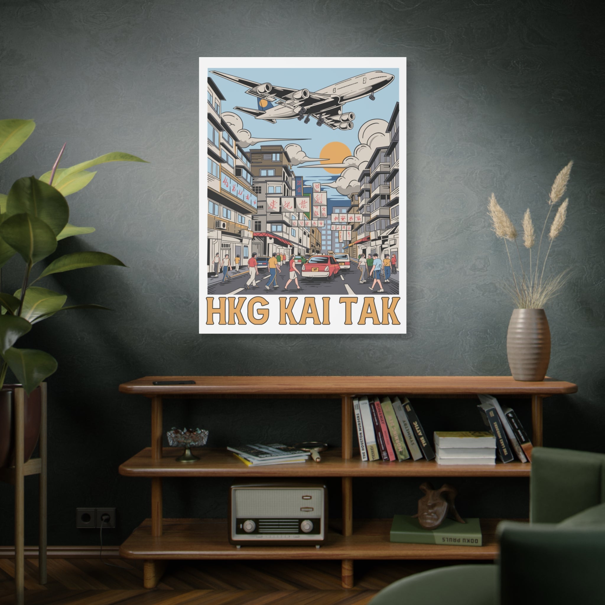 1.25" Stretched Matte Canvas - HKG