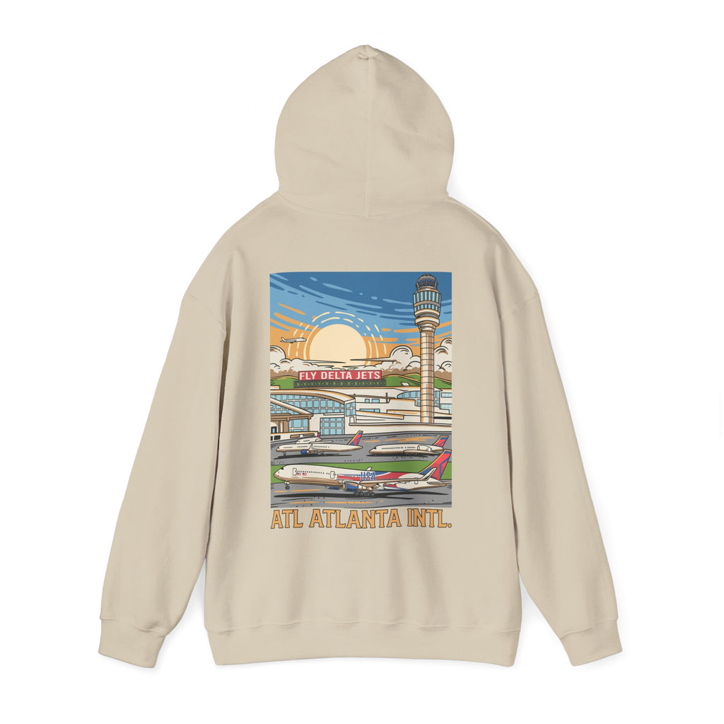 ATL Atlanta Intl. Airport Hooded Sweatshirt (Hoodie)