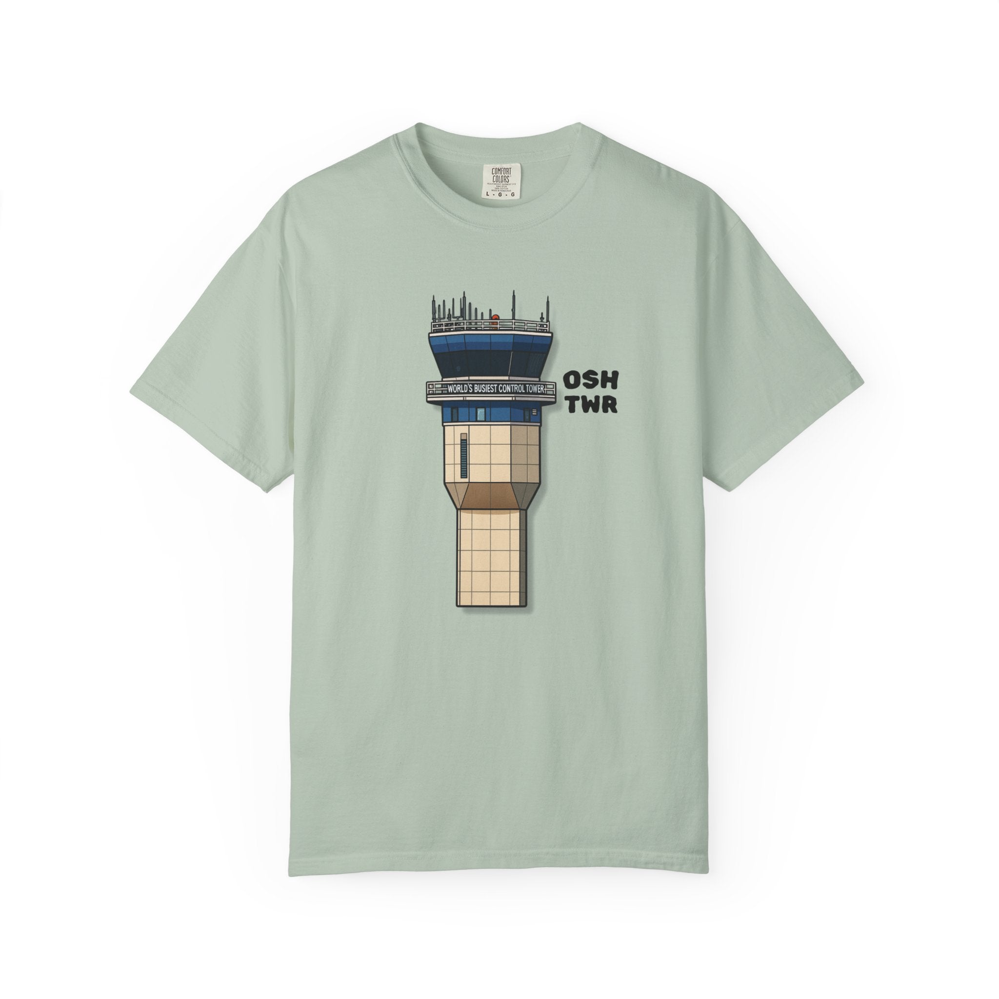 OSH - Oshkosh ATC Tower T-Shirt (World's Busiest Control Tower)