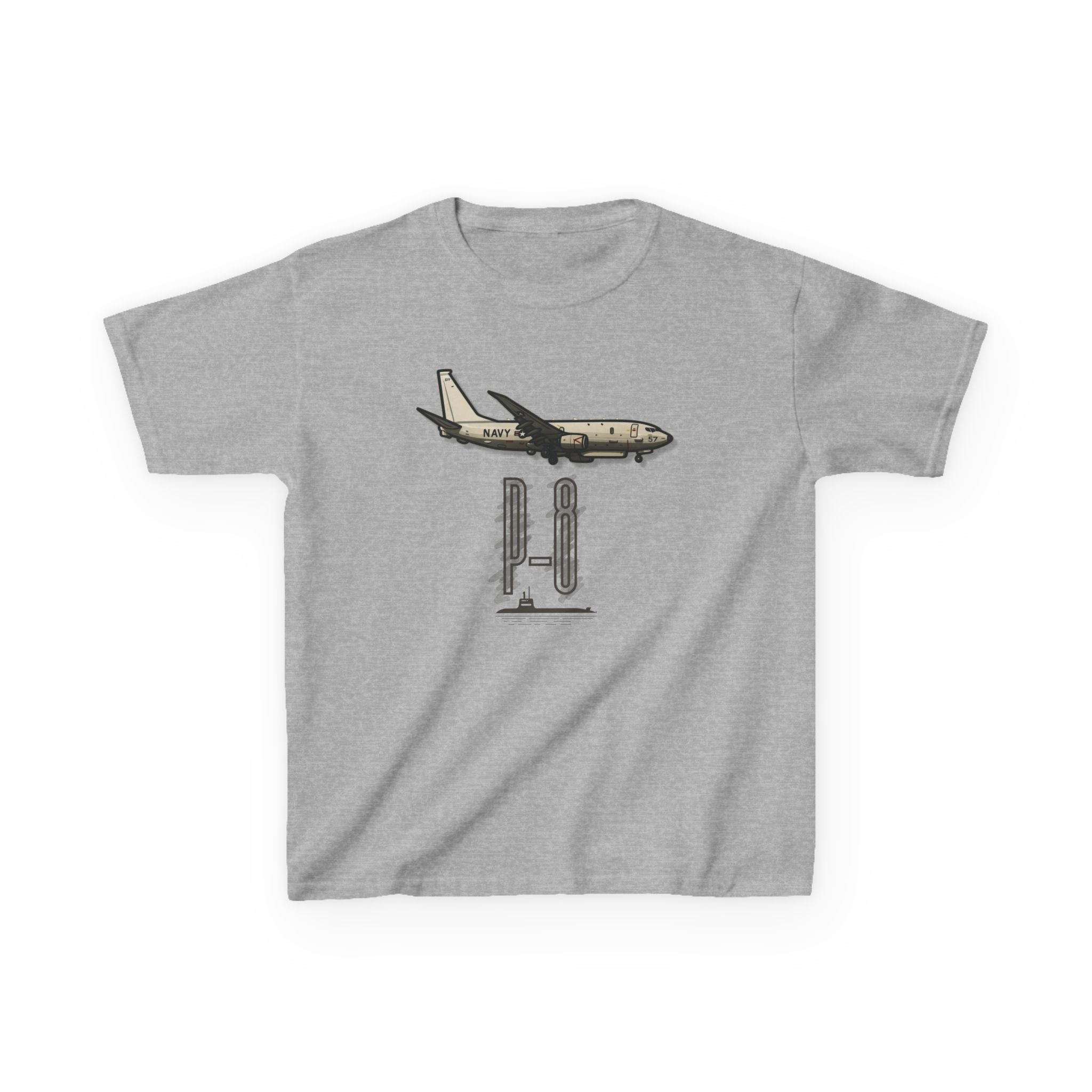 Kids Airplane T-Shirt - Sub Hunter U.S. Navy P-8