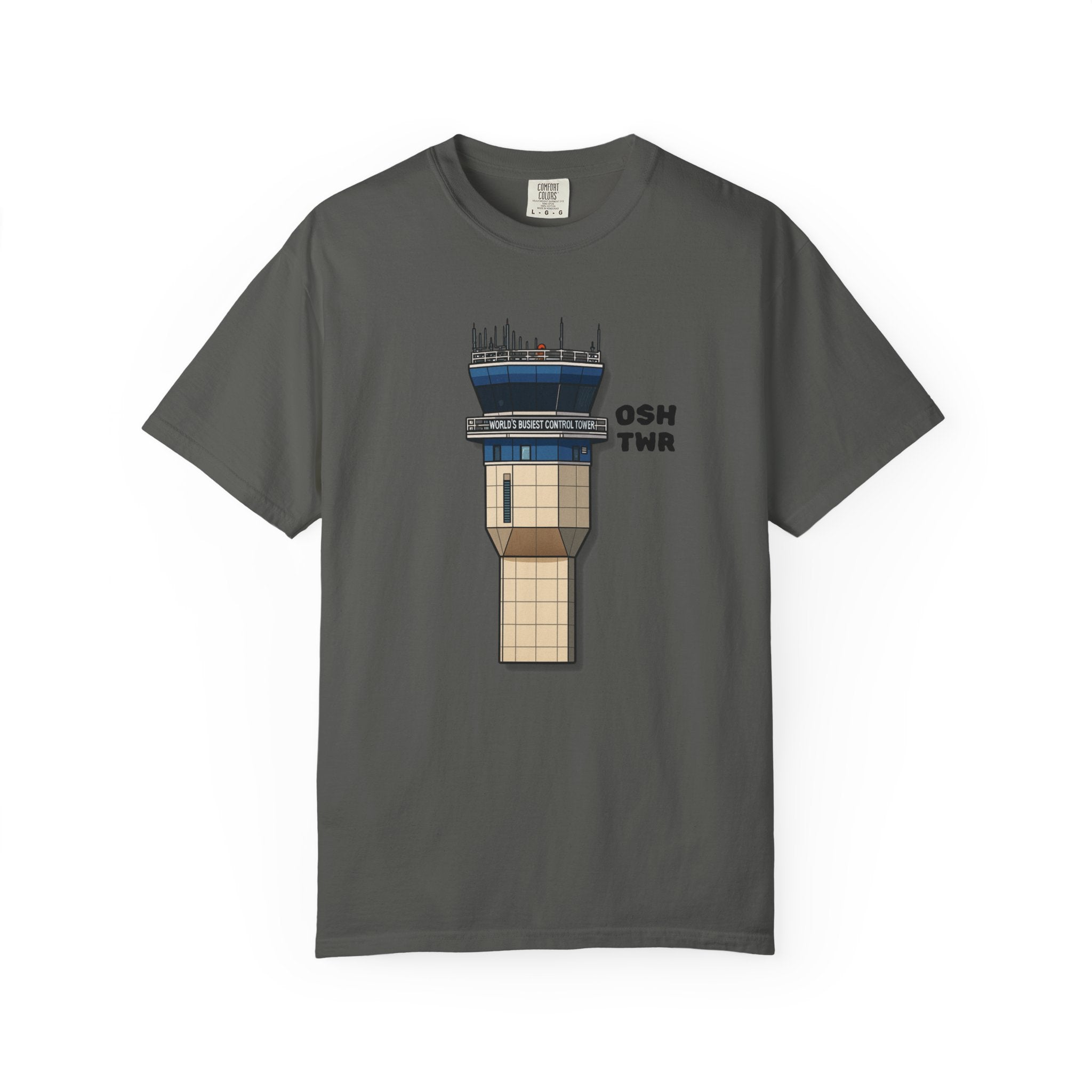 OSH - Oshkosh ATC Tower T-Shirt (World's Busiest Control Tower)