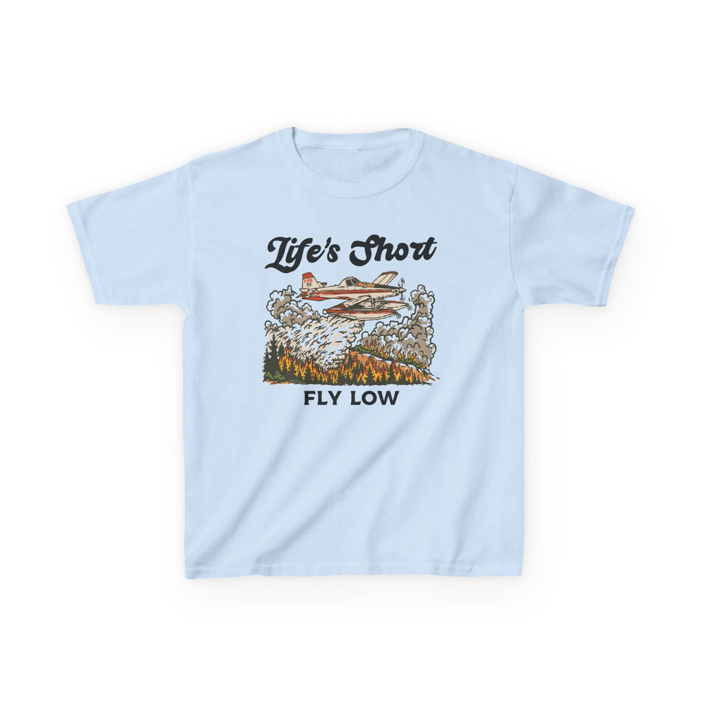 Kids Airplane T-Shirt - Fly Low (AT-802F Edition)