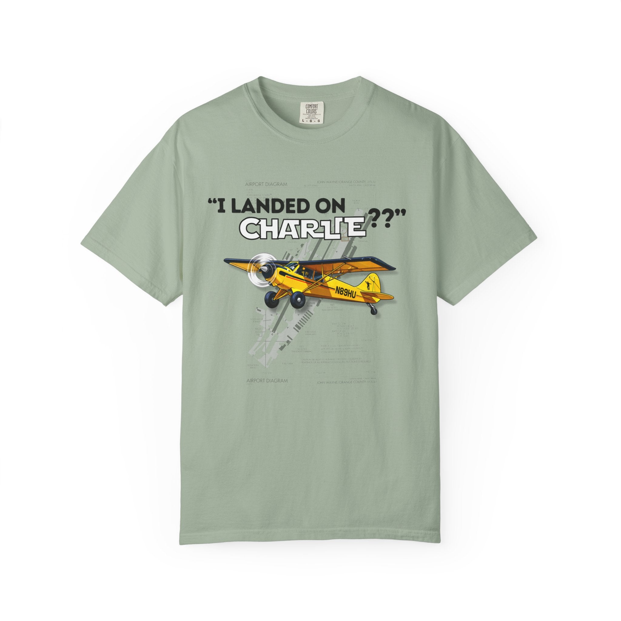 I Landed On Charlie?? Husky 89HU VASAviation T-Shirt