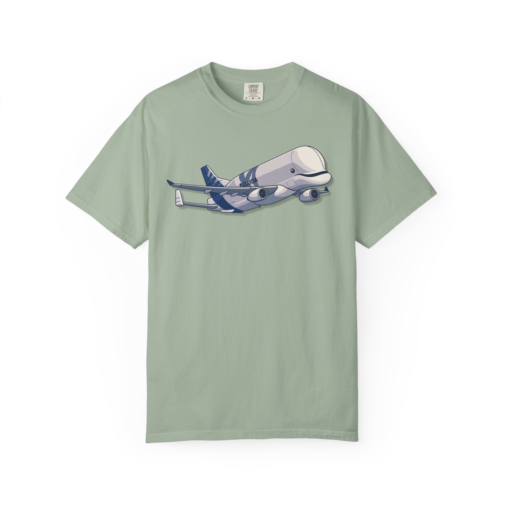 The Flying Beluga Airplane T-Shirt