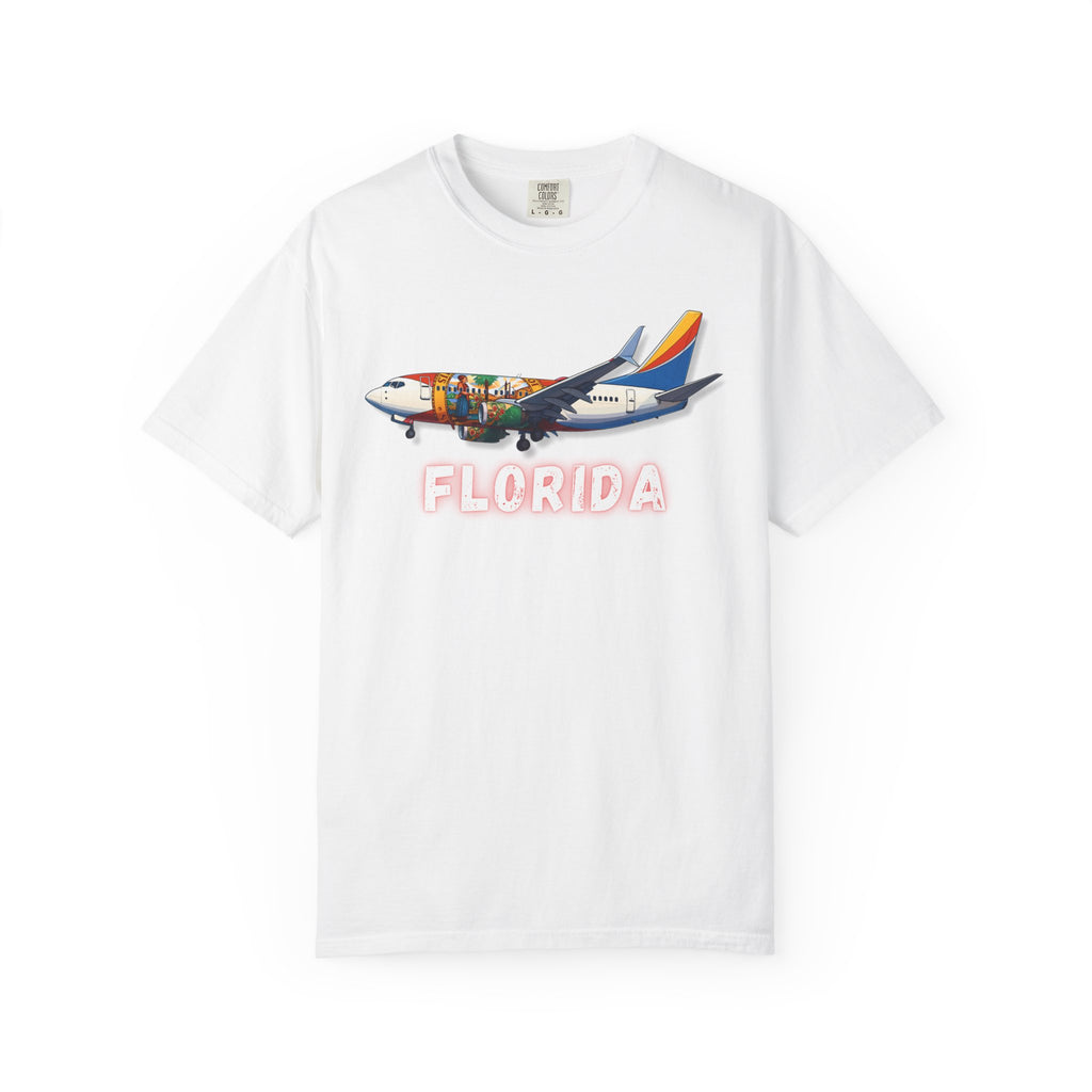 The FLORIDA | State Flag | 737 Plane T-Shirt