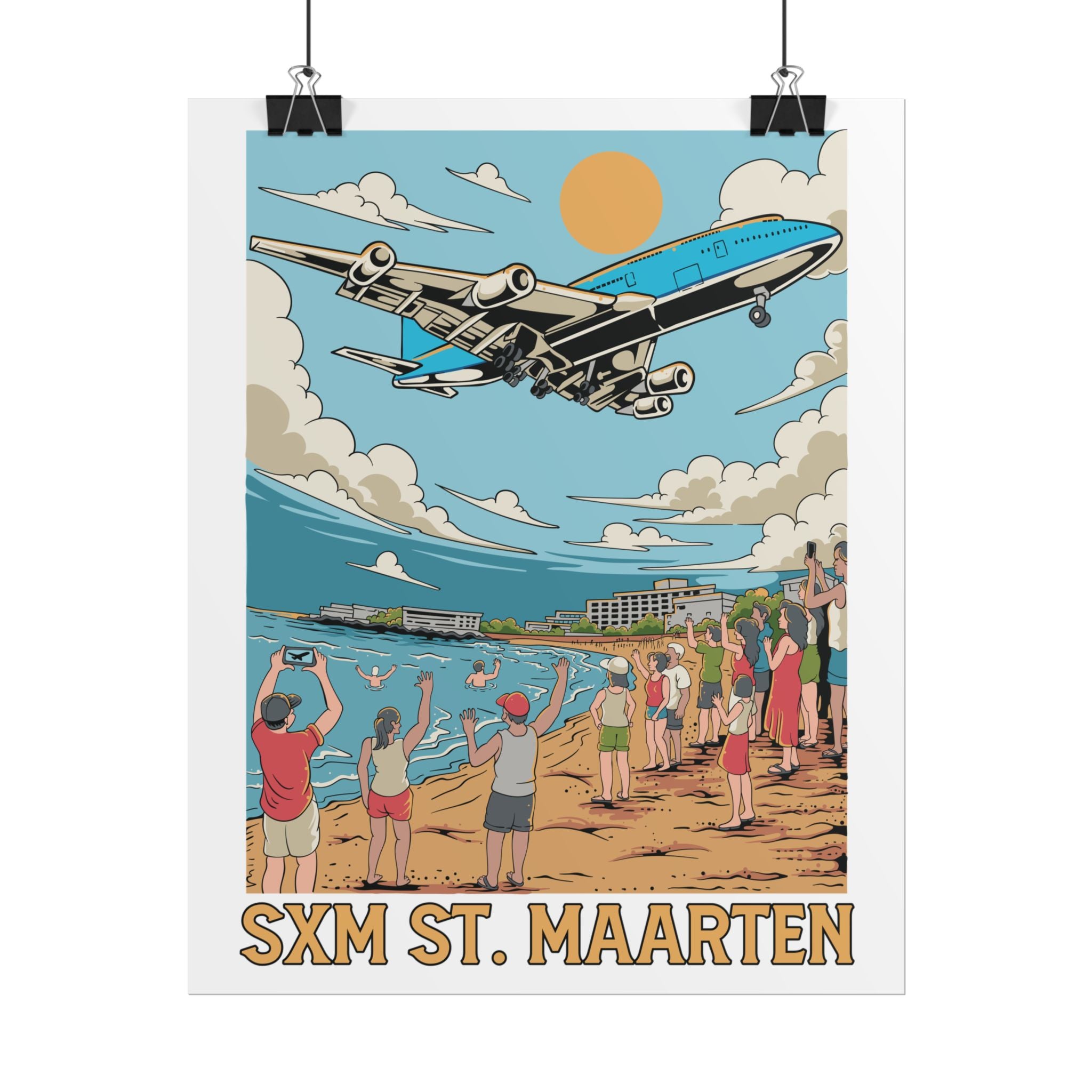 Rolled Poster - SXM St. Maarten