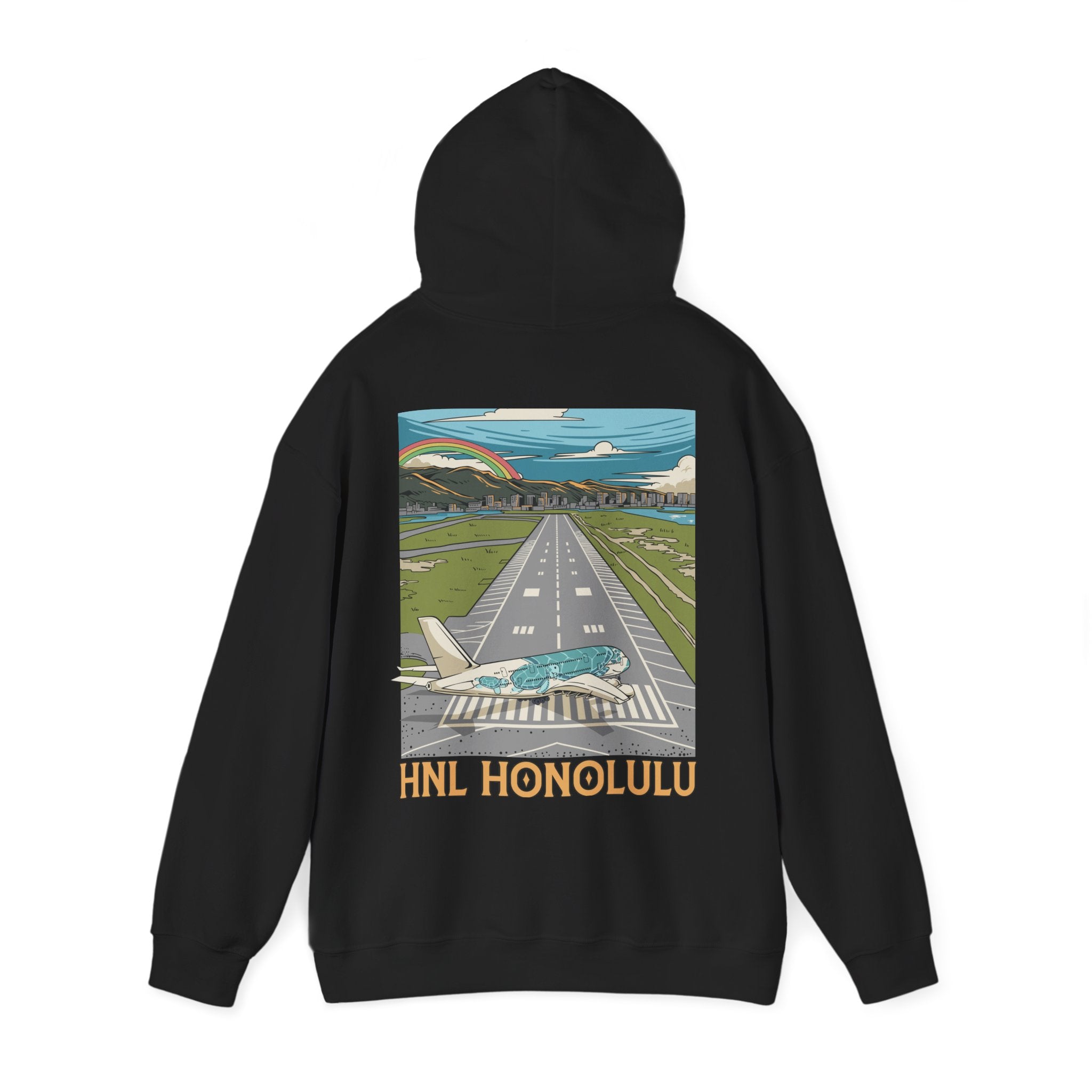 HNL Honolulu Airport (A380 Honu) Hooded Sweatshirt (Hoodie)