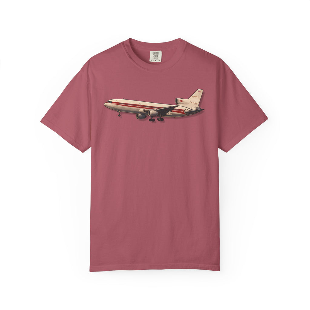 L-1011 TriStar Legendary White & Red Airplane T-Shirt