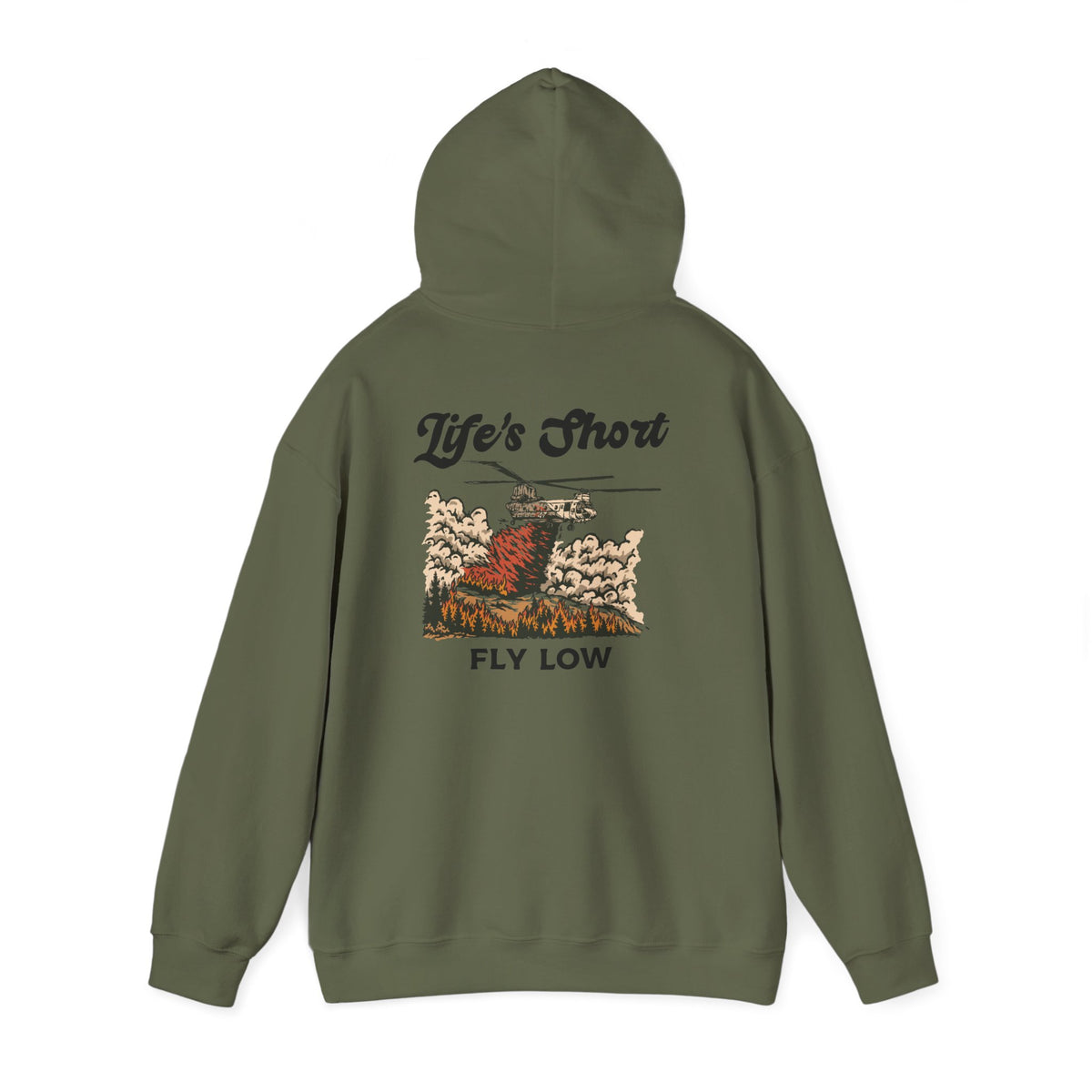 Life's Short - Fly Low (CH-47 Chinook Edition) Hoodie
