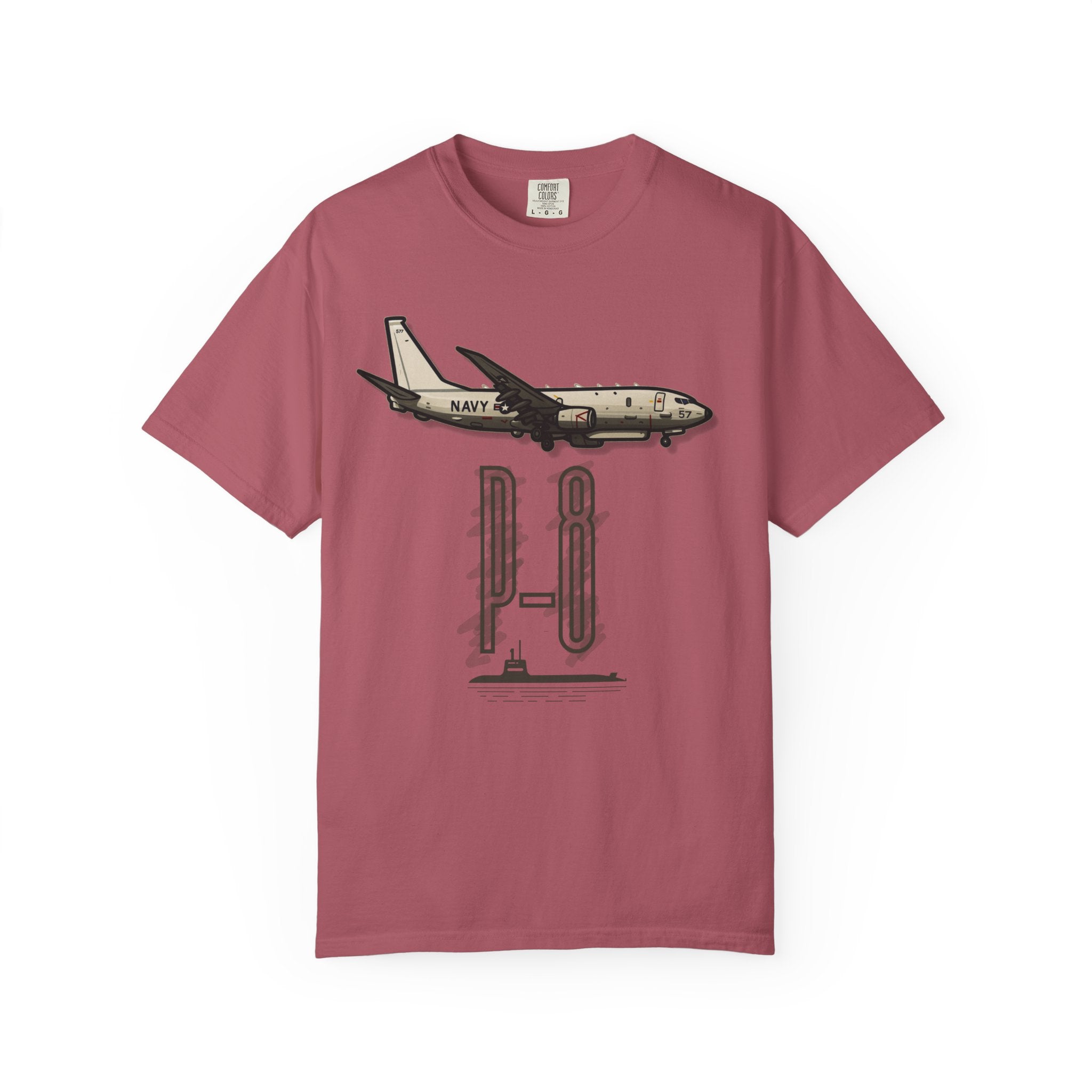 Sub Hunter - U.S. Navy P-8 Military Airplane T-Shirt