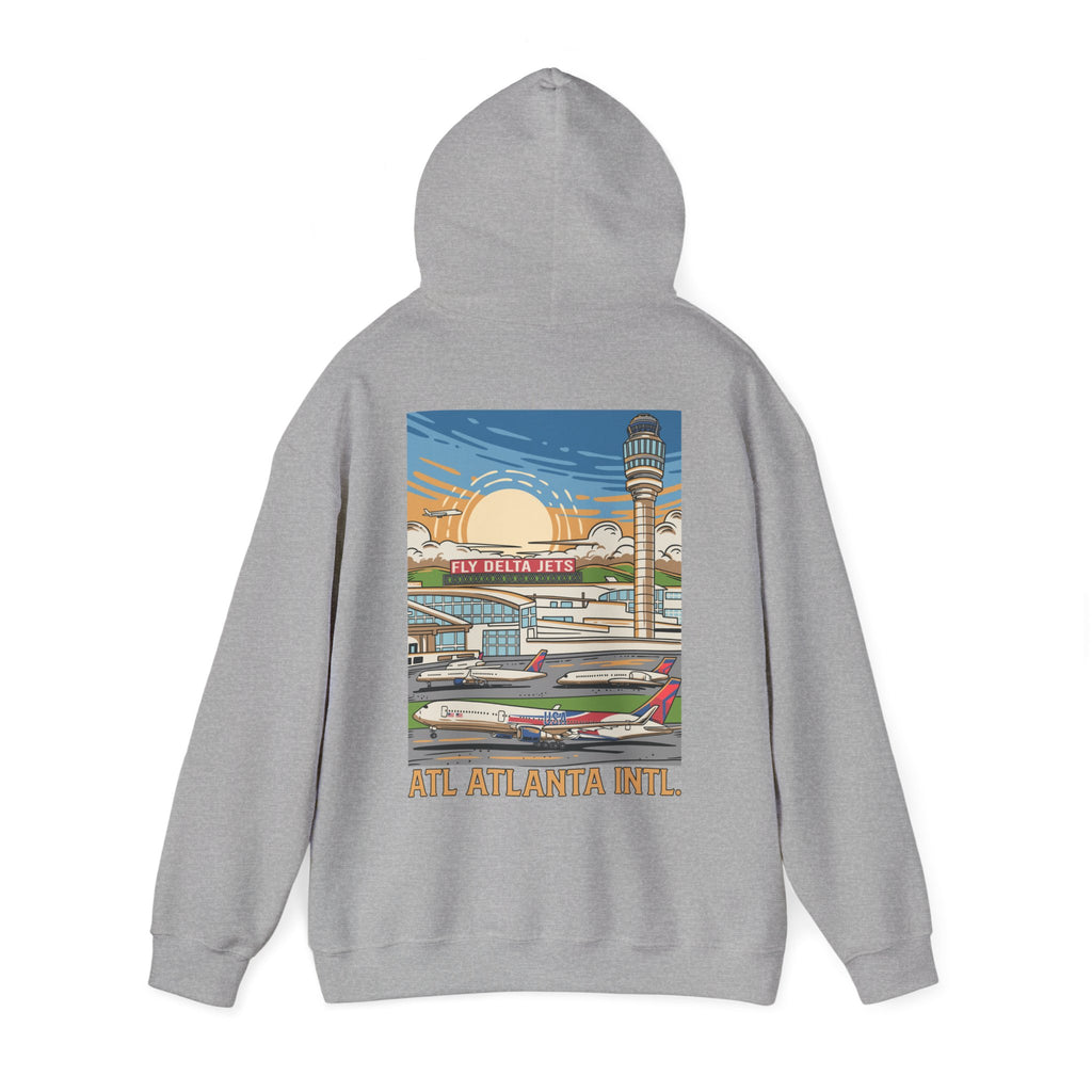 ATL Atlanta Intl. Airport Hooded Sweatshirt (Hoodie)