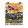 Rolled Poster - PSP Palm Springs International Airport