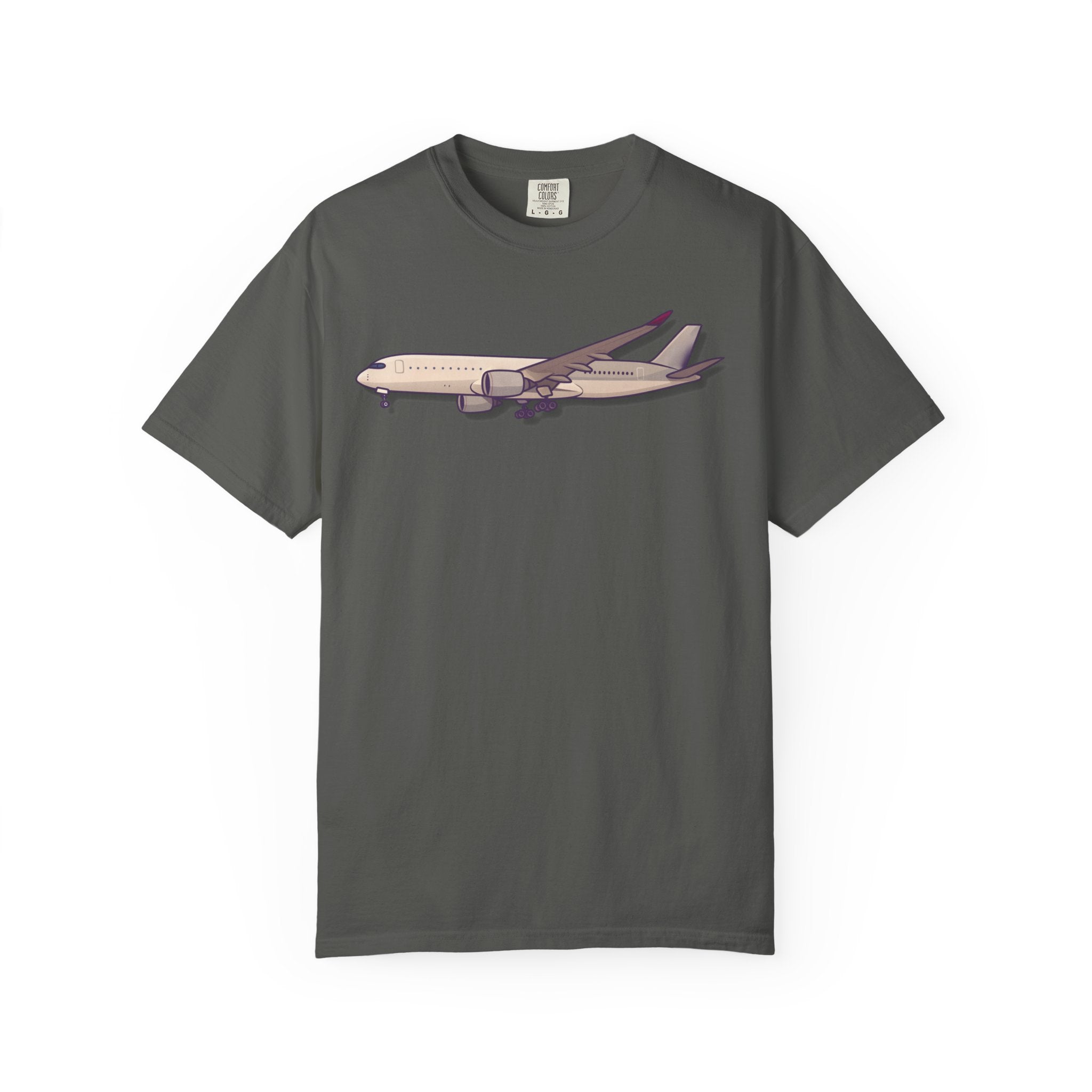 A350 Airplane T-Shirt - Raccoon Eyes