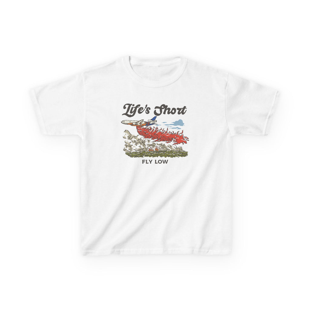 Kids Airplane T-Shirt - Fly Low (Tanker Edition)