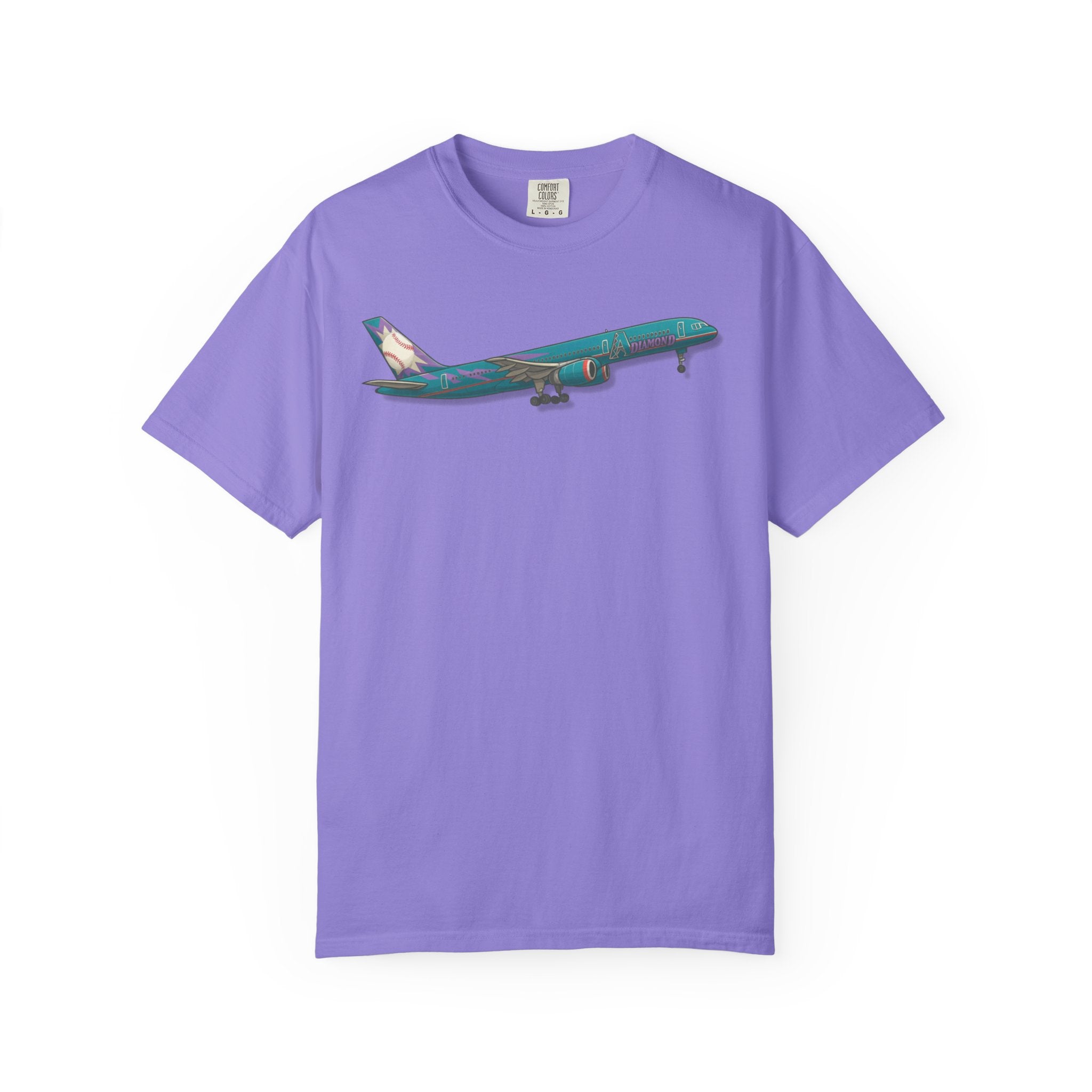 The Hometown Baseball Cactus 757 Airplane T-Shirt