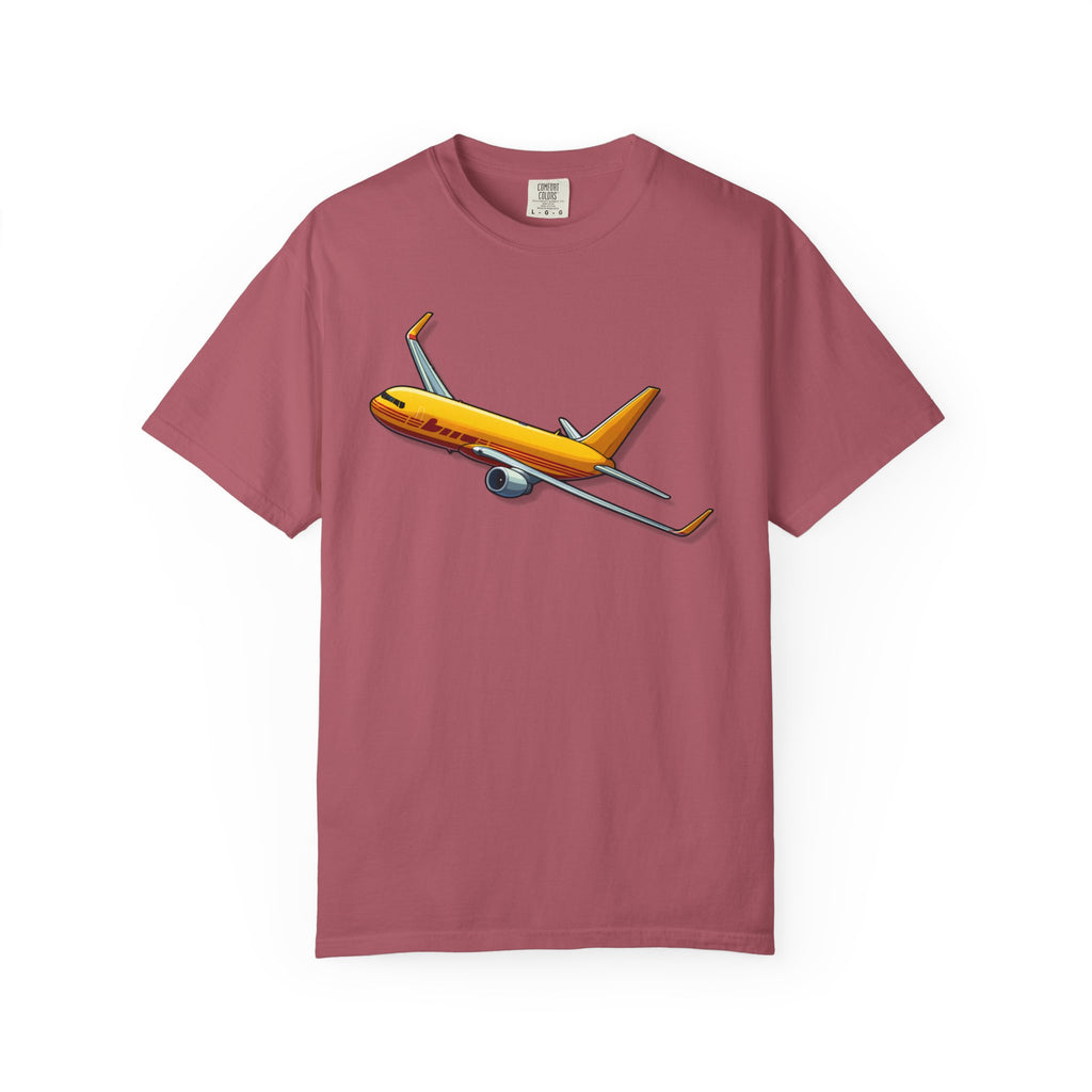 The Worldwide Yellow Cargo B767 Airplane T-Shirt
